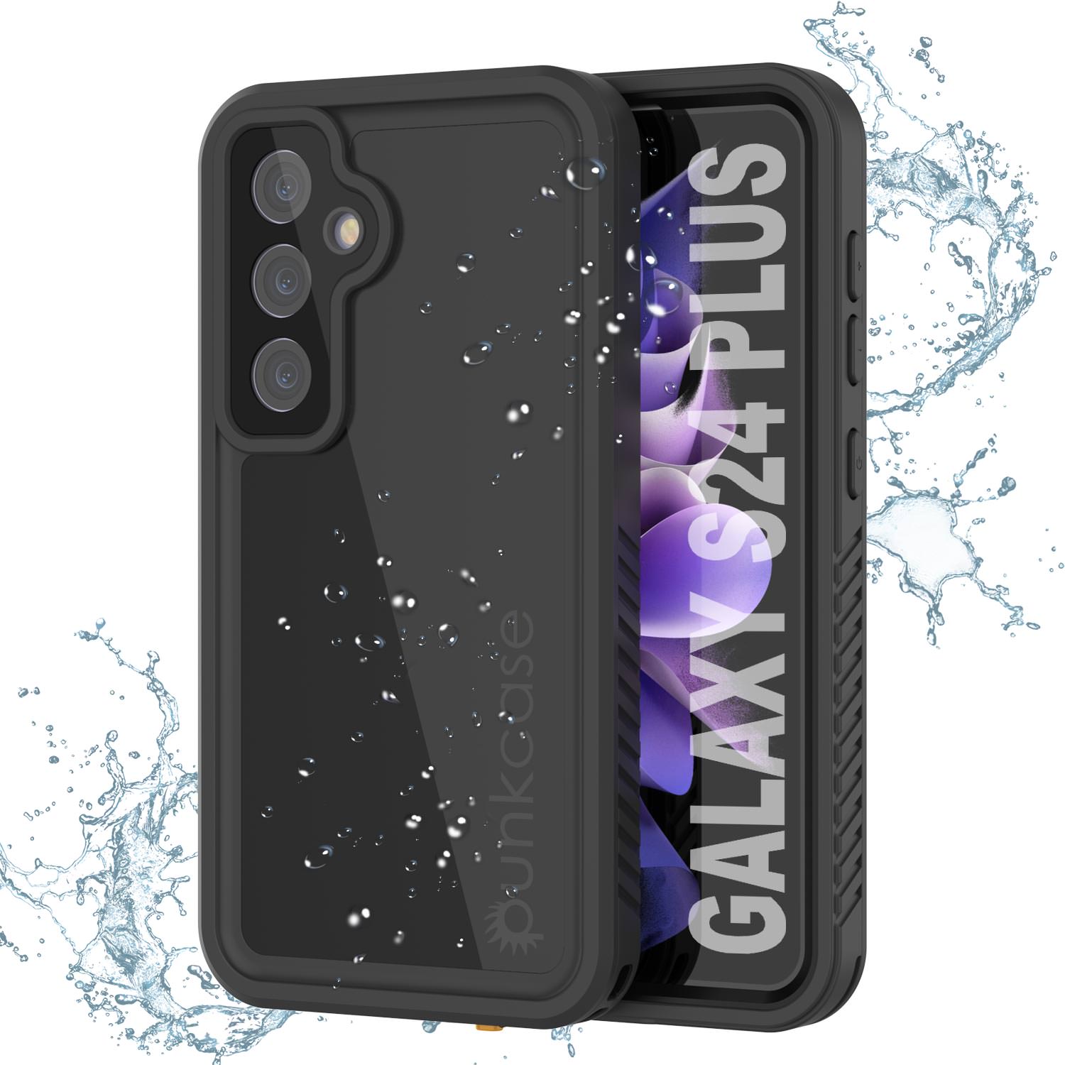 Galaxy S24+ Plus Waterproof Case PunkCase StudStar Light Blue Thin 6.7ft Underwater IP68 ShockProof