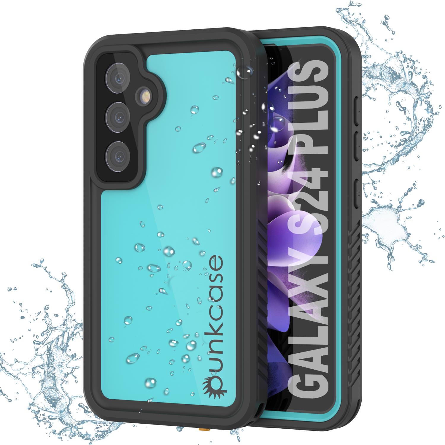 Galaxy S24+ Plus Waterproof Case PunkCase StudStar Purple Thin 6.7ft Underwater IP68 Shock/Snow Proof