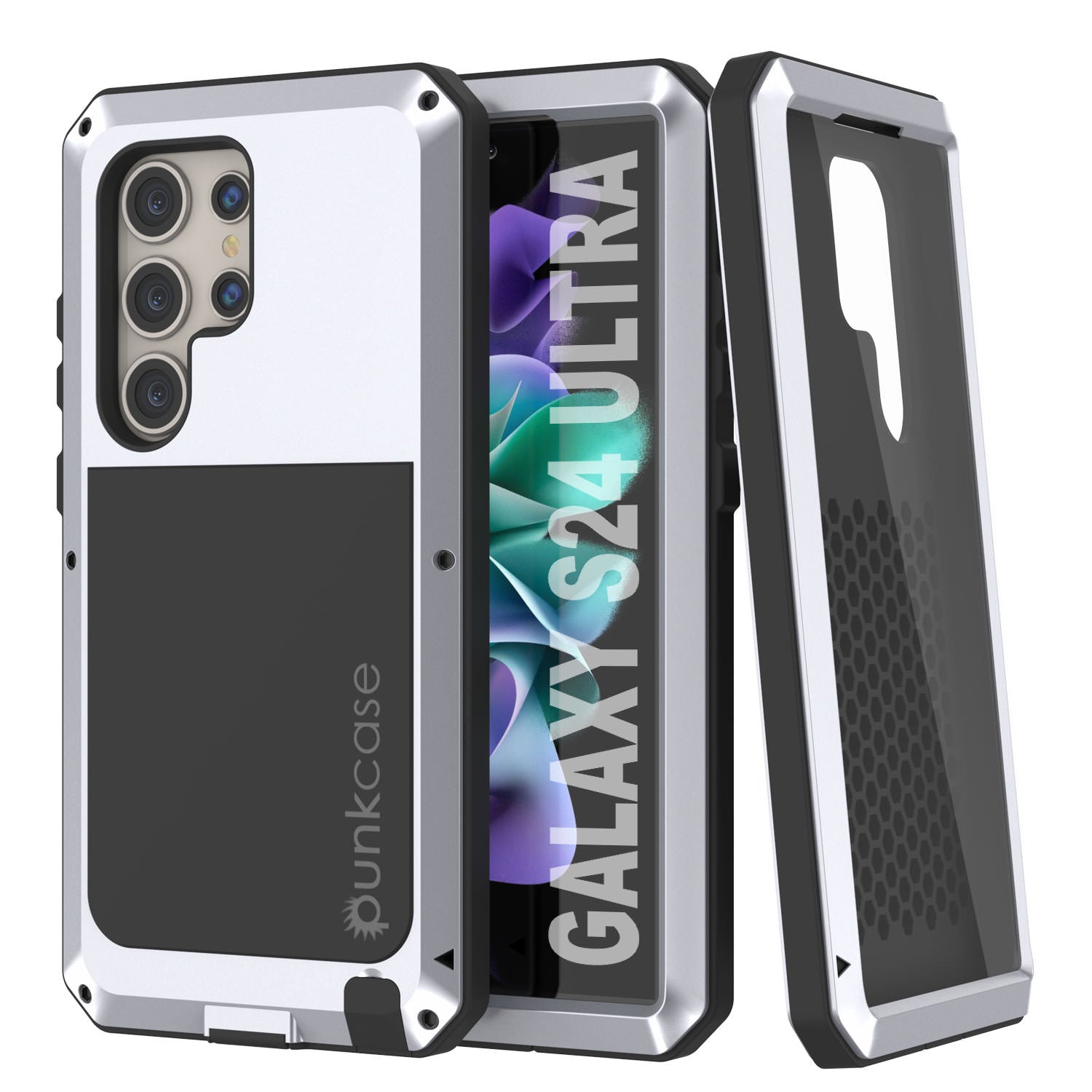 Galaxy S24 Ultra Metal Case, Heavy Duty Military Grade Armor Cover [shock proof] Full Body Hard [Dark Green]