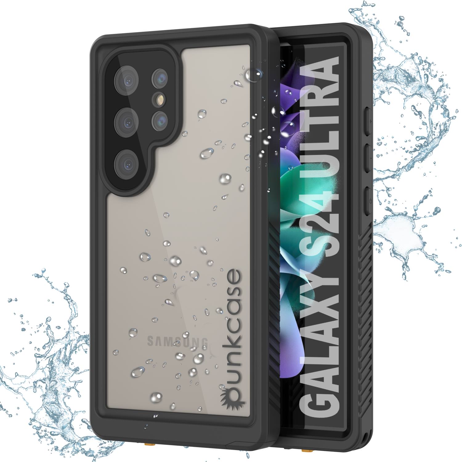 Galaxy S24 Ultra Waterproof Case PunkCase StudStar Light Green Thin 6.6ft Underwater IP68 ShockProof