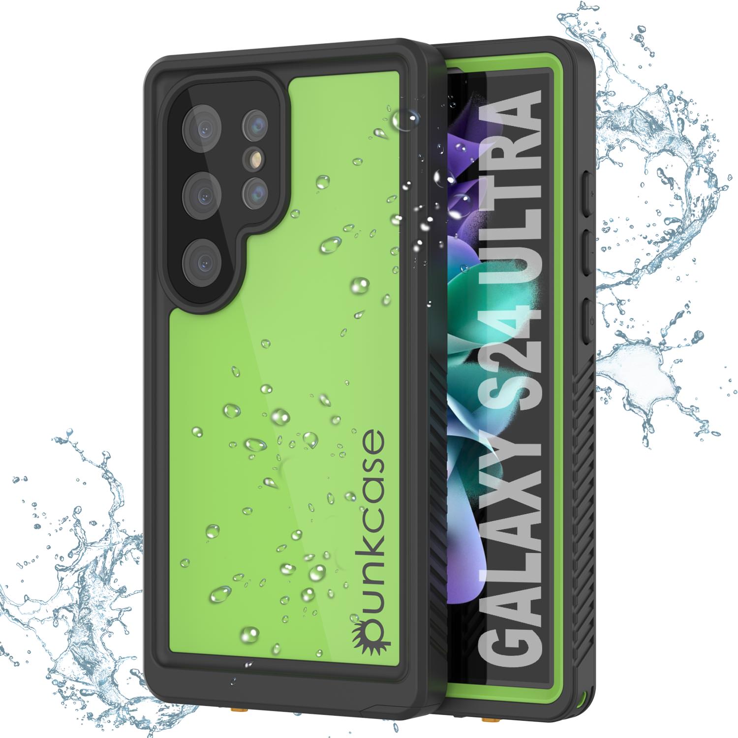 Galaxy S24 Ultra Waterproof Case PunkCase StudStar Pink Thin 6.6ft Underwater IP68 Shock/Snow Proof