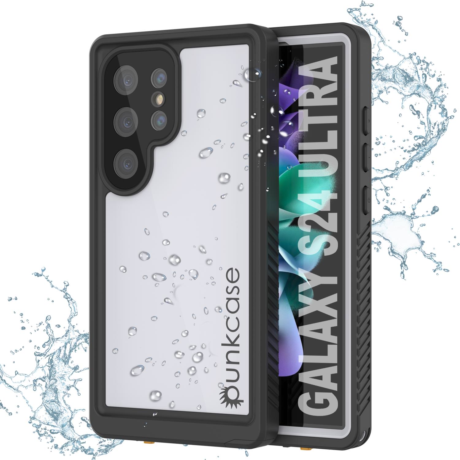 Galaxy S24 Ultra Waterproof Case PunkCase StudStar Light Green Thin 6.6ft Underwater IP68 ShockProof