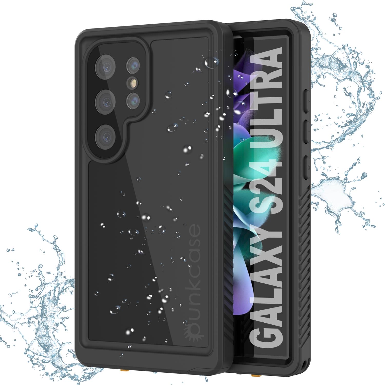 Galaxy S24 Ultra Waterproof Case PunkCase StudStar Pink Thin 6.6ft Underwater IP68 Shock/Snow Proof