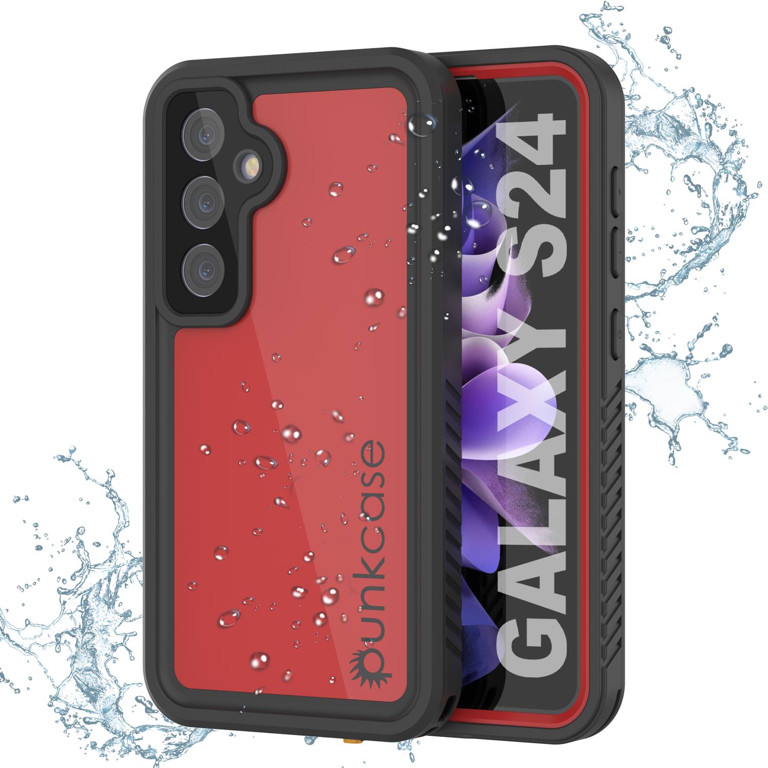 Galaxy S24 Waterproof Case PunkCase StudStar Clear Thin 6.2ft Underwater IP68 Shock/Snow Proof