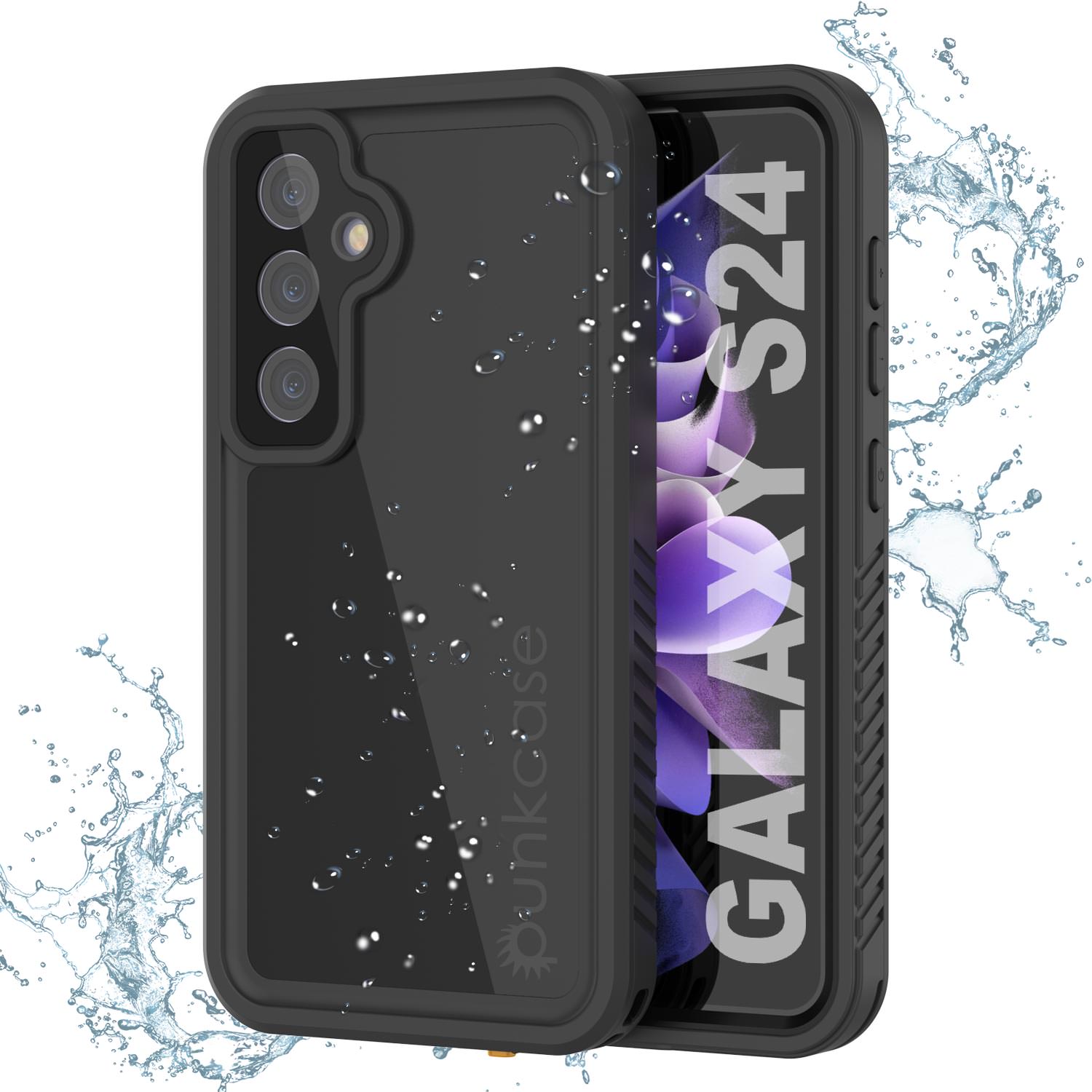 Galaxy S24 Waterproof Case PunkCase StudStar Teal Thin 6.2ft Underwater IP68 Shock/Snow Proof