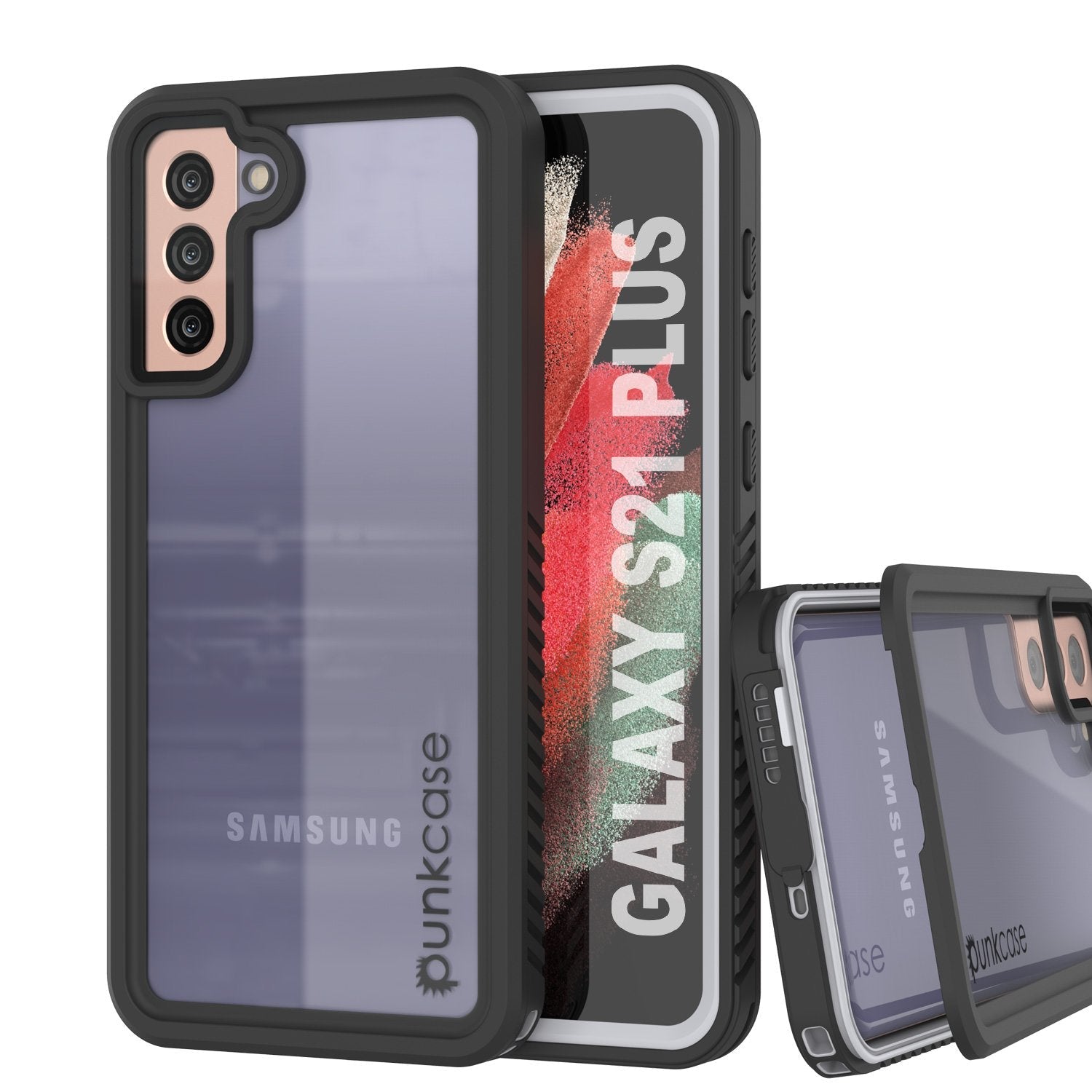 Galaxy S21+ Plus Water/Shockproof [Extreme Series] With Screen Protector Case [Black]