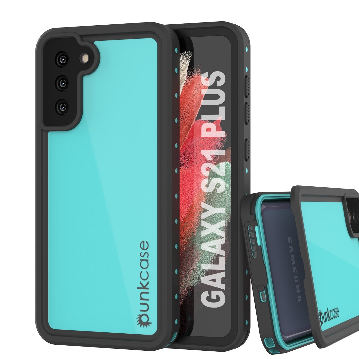 Galaxy S21+ Plus Waterproof Case, Punkcase StudStar White Thin 6.6ft Underwater IP68 Shock/Snow Proof