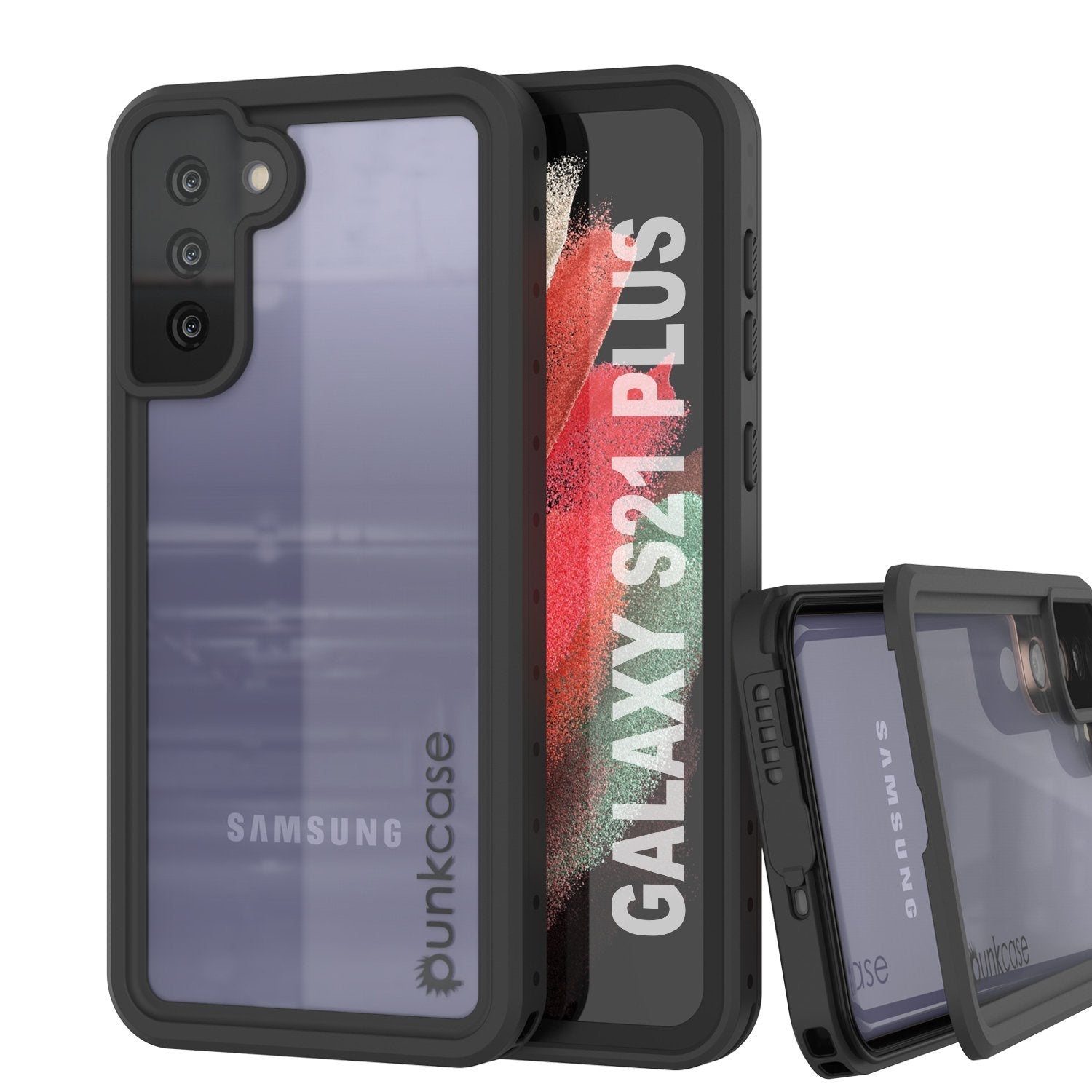 Galaxy S21+ Plus Waterproof Case PunkCase StudStar Light Green Thin 6.6ft Underwater IP68 ShockProof