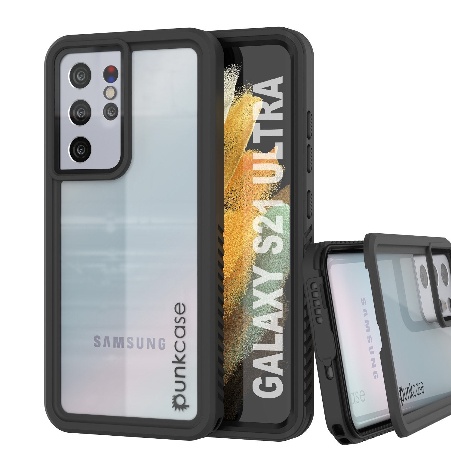Galaxy S21 Ultra Water/Shockproof [Extreme Series] Screen Protector Case [Light Green]