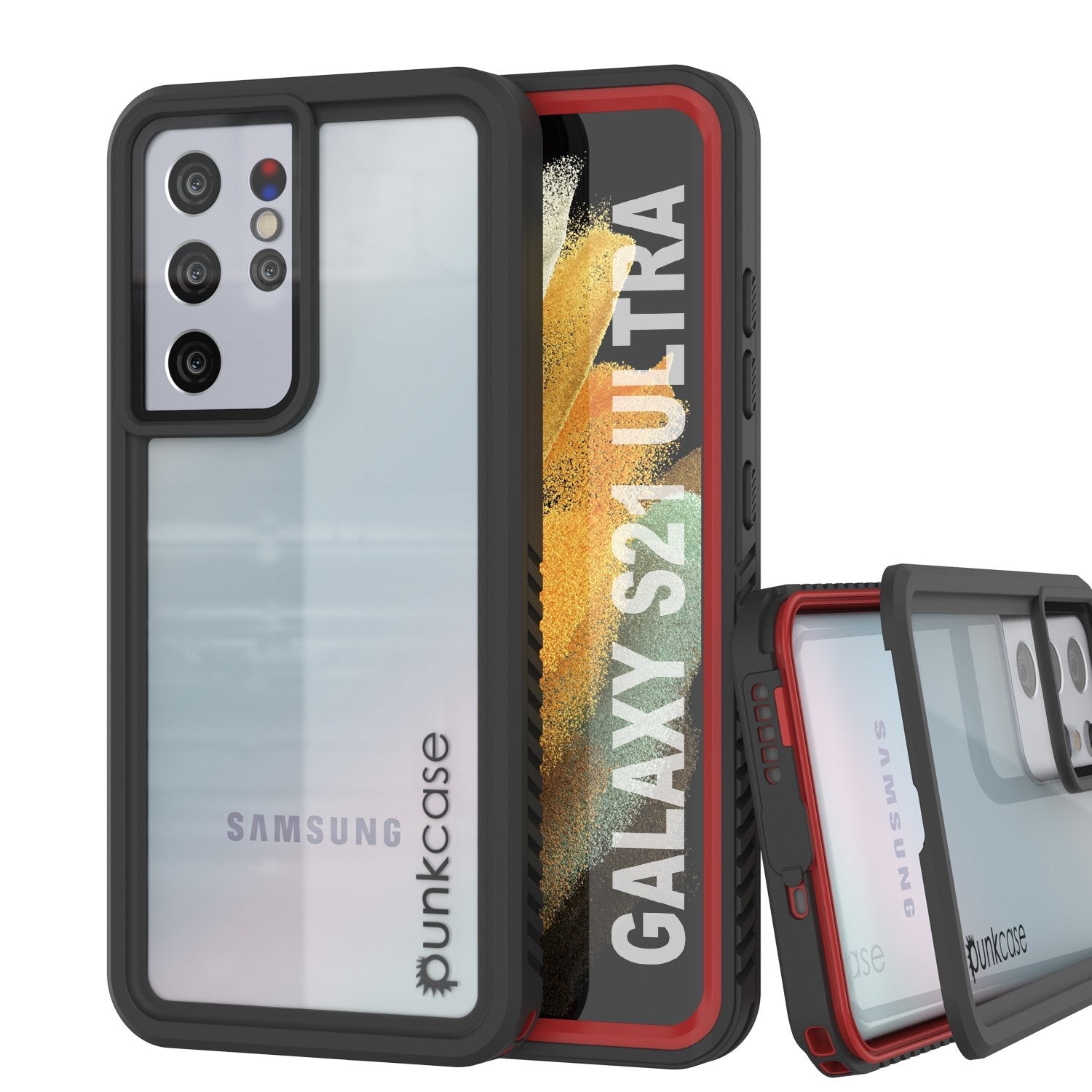 Galaxy S21 Ultra Water/Shock/Snow/dirt proof [Extreme Series] Slim Case [Light Blue]