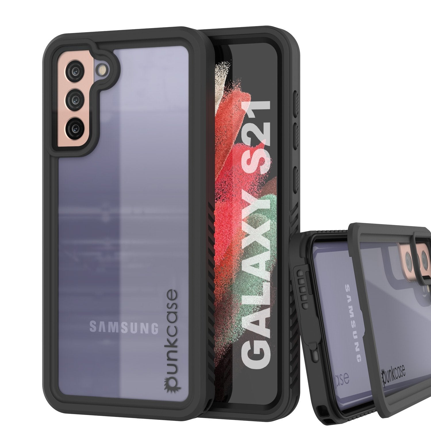 Galaxy S21 Water/Shock/Snow/dirt proof [Extreme Series] Slim Case [Light Blue]