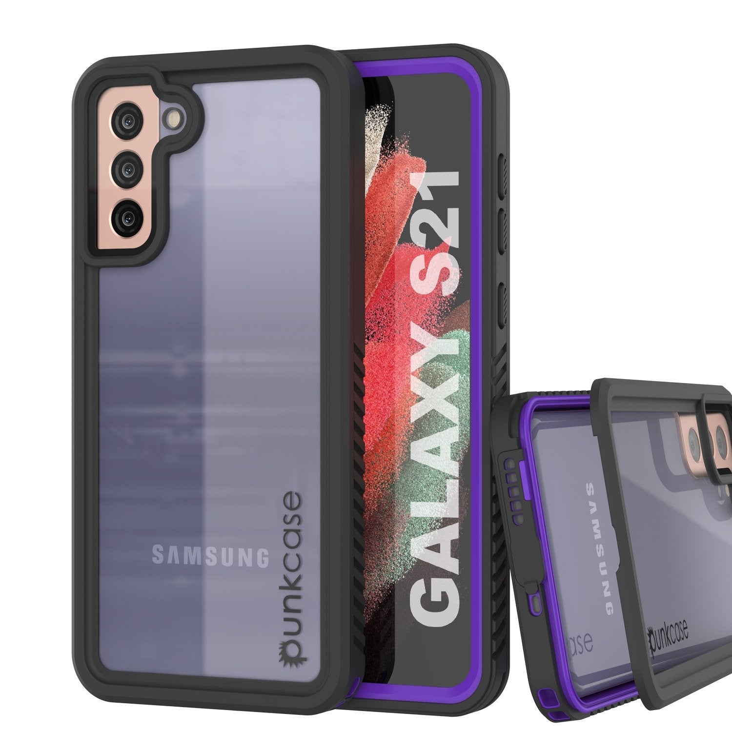 Galaxy S21 Water/Shockproof [Extreme Series] With Screen Protector Case [Black]