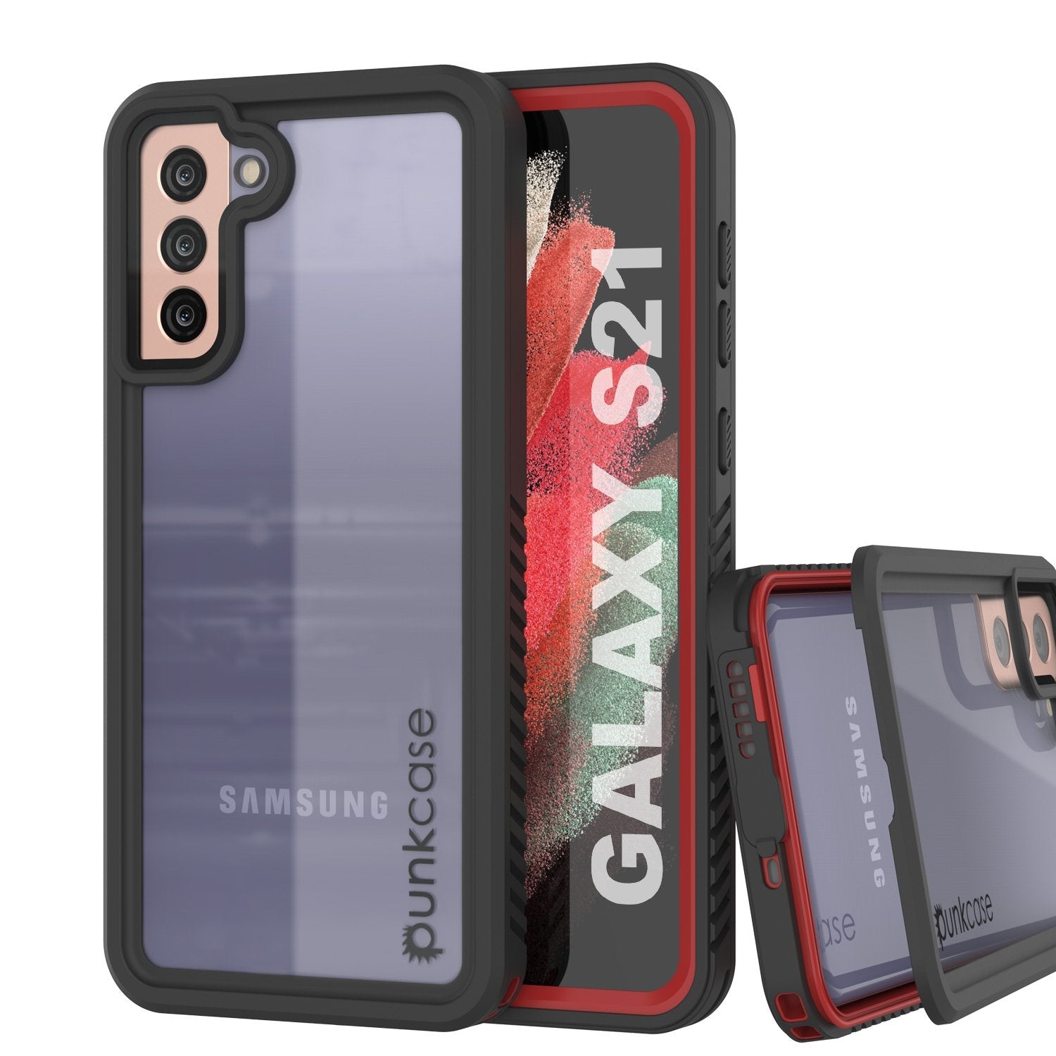 Galaxy S21 Water/Shock/Snow/dirt proof [Extreme Series] Slim Case [Light Blue]