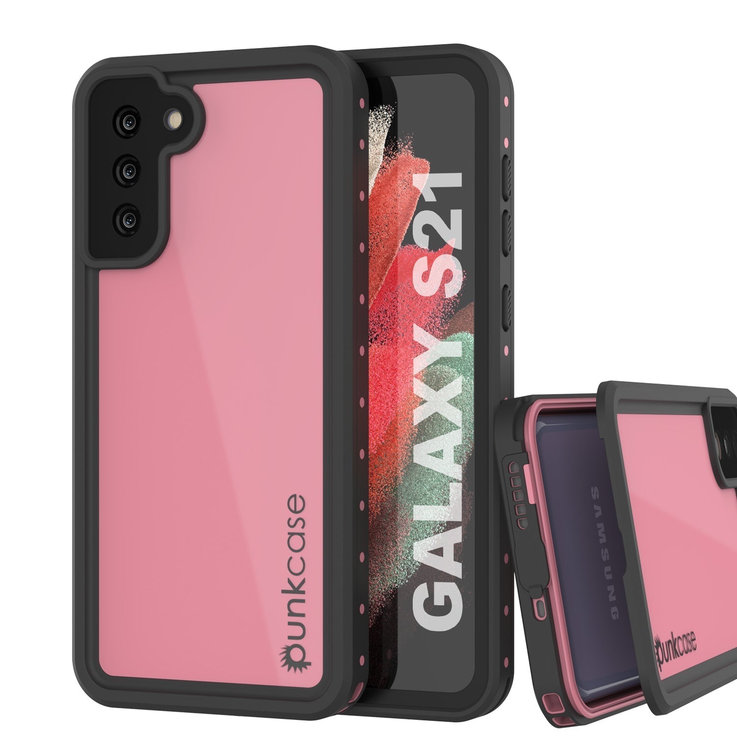 Galaxy S22 Waterproof Case PunkCase StudStar Teal Thin 6.6ft Underwater IP68 Shock/Snow Proof
