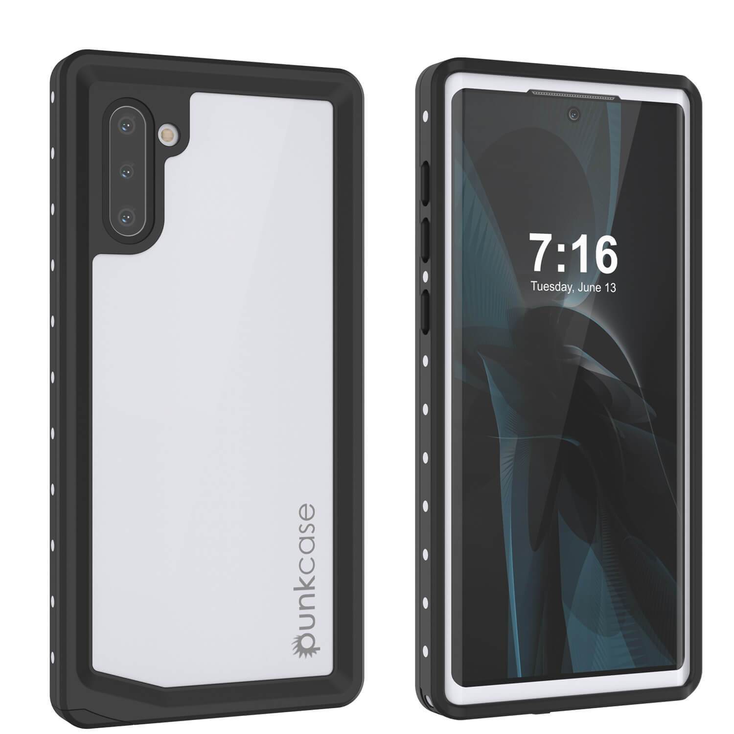Galaxy Note 10 Waterproof Case, Punkcase Studstar Purple Series Thin Armor Cover