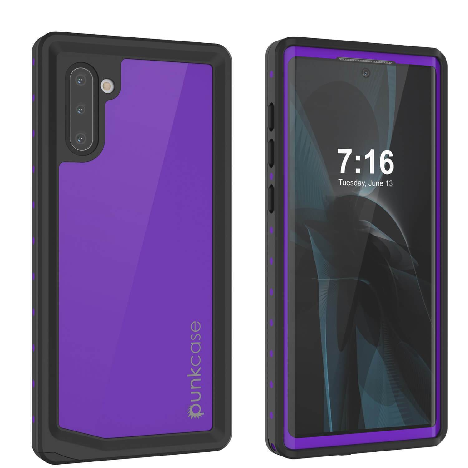 Galaxy Note 10 Waterproof Case, Punkcase Studstar Pink Thin Armor Cover