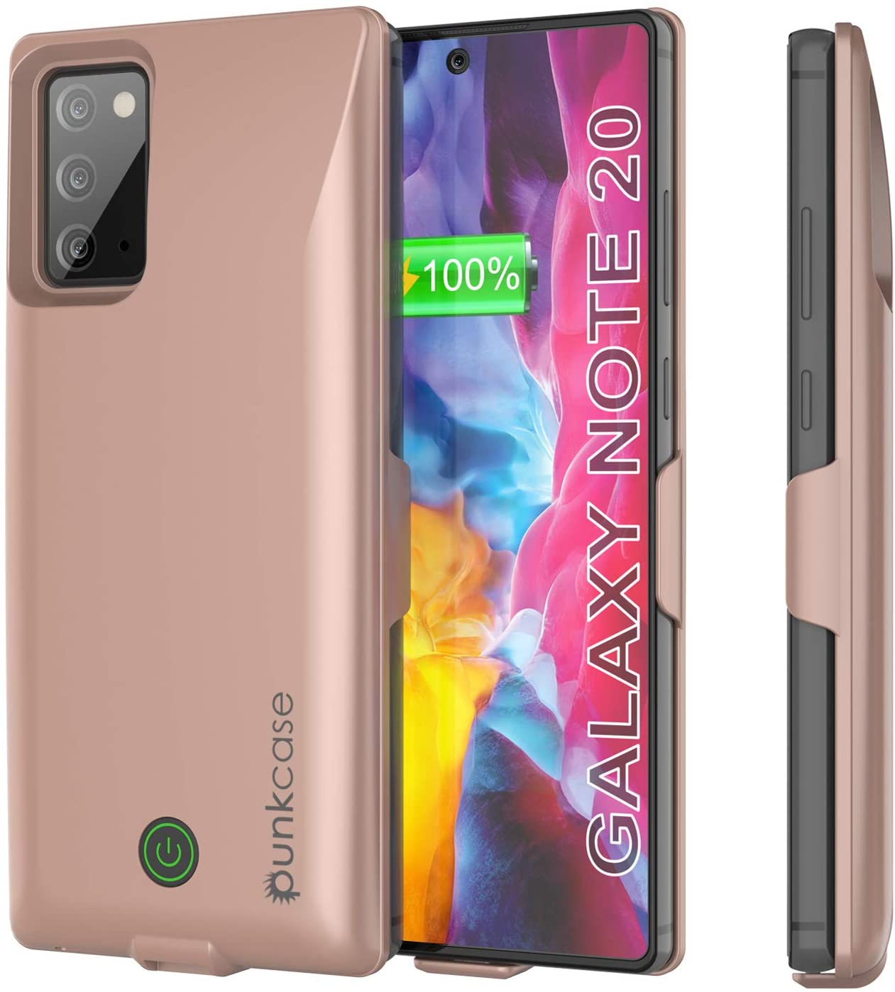 Galaxy Note 20 6000mAH Battery Charger PunkJuice 2.0 Slim Case [Gold]