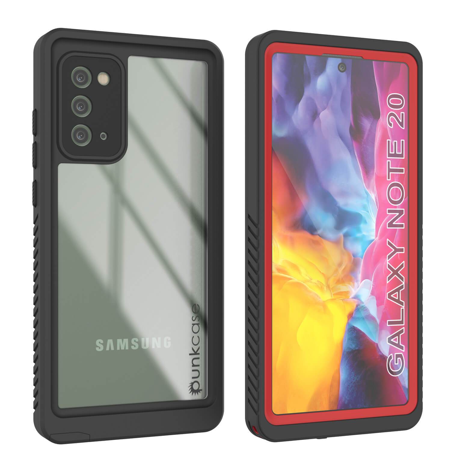 Galaxy Note 20 Case, Punkcase [Extreme Series] Armor Cover W/ Built In Screen Protector [Light Green]