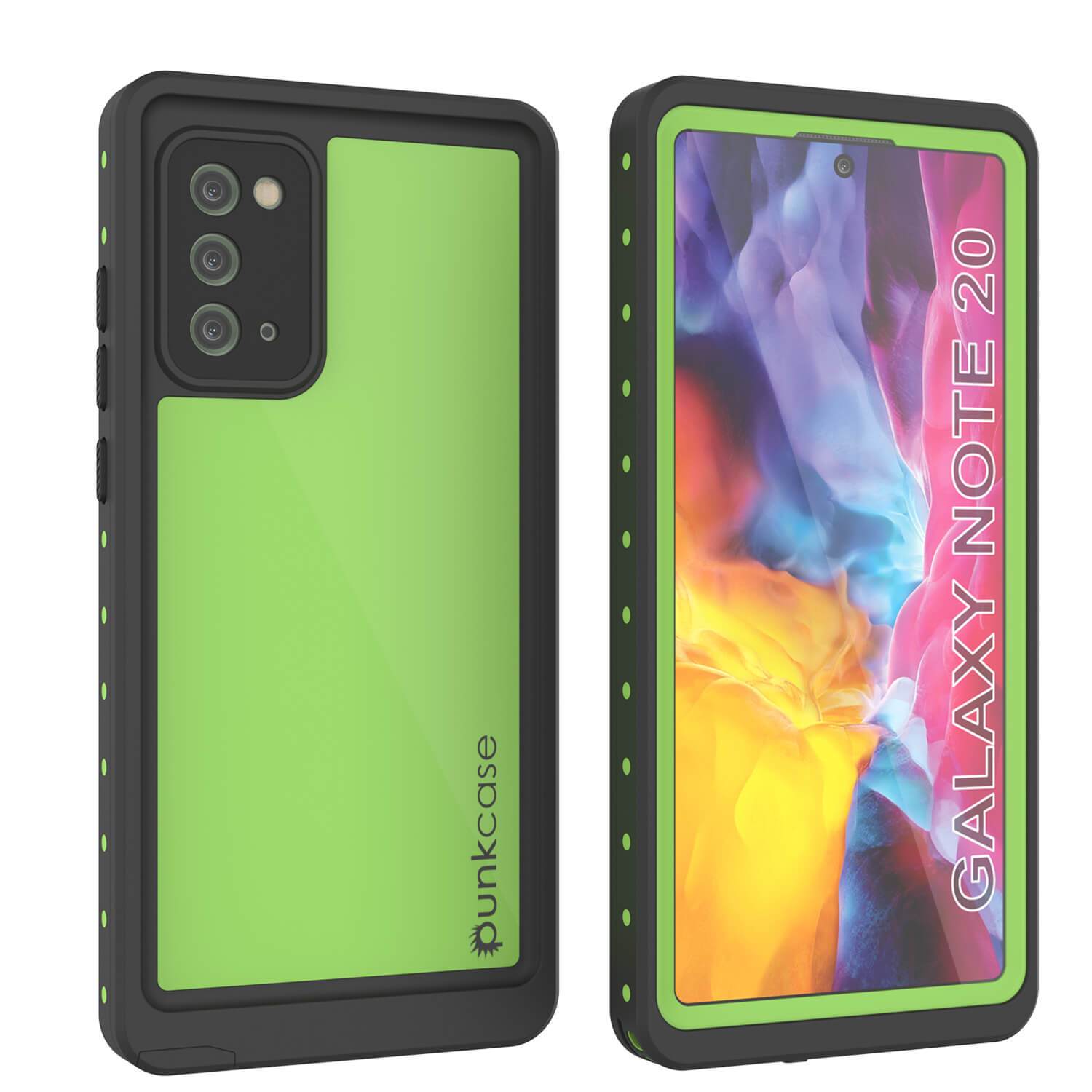 Galaxy Note 20 Waterproof Case, Punkcase Studstar Red Series Thin Armor Cover
