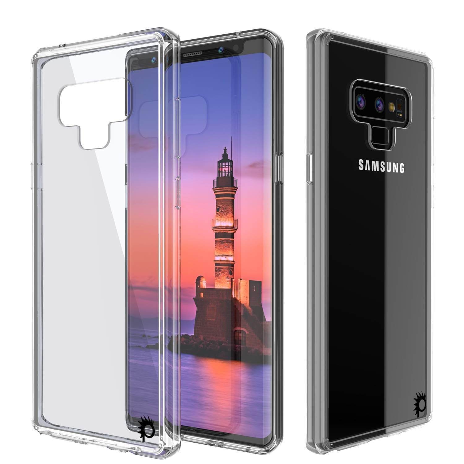 Galaxy Note 10+ Plus Punkcase Lucid-2.0 Series Slim Fit Armor Light Blue Case Cover