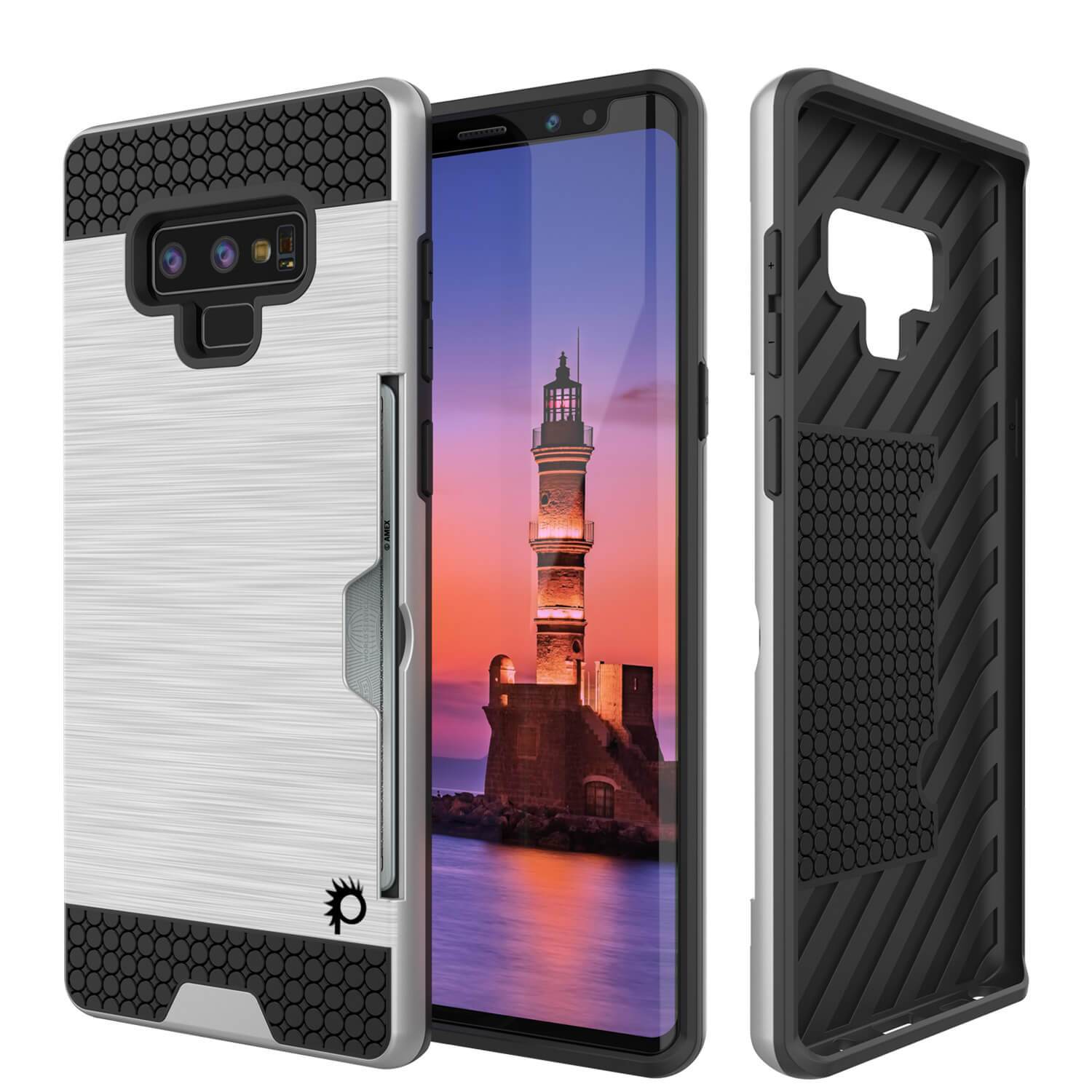 Galaxy Note 9 Case, PUNKcase [SLOT Series] Slim Fit  Samsung Note 9 [Black]