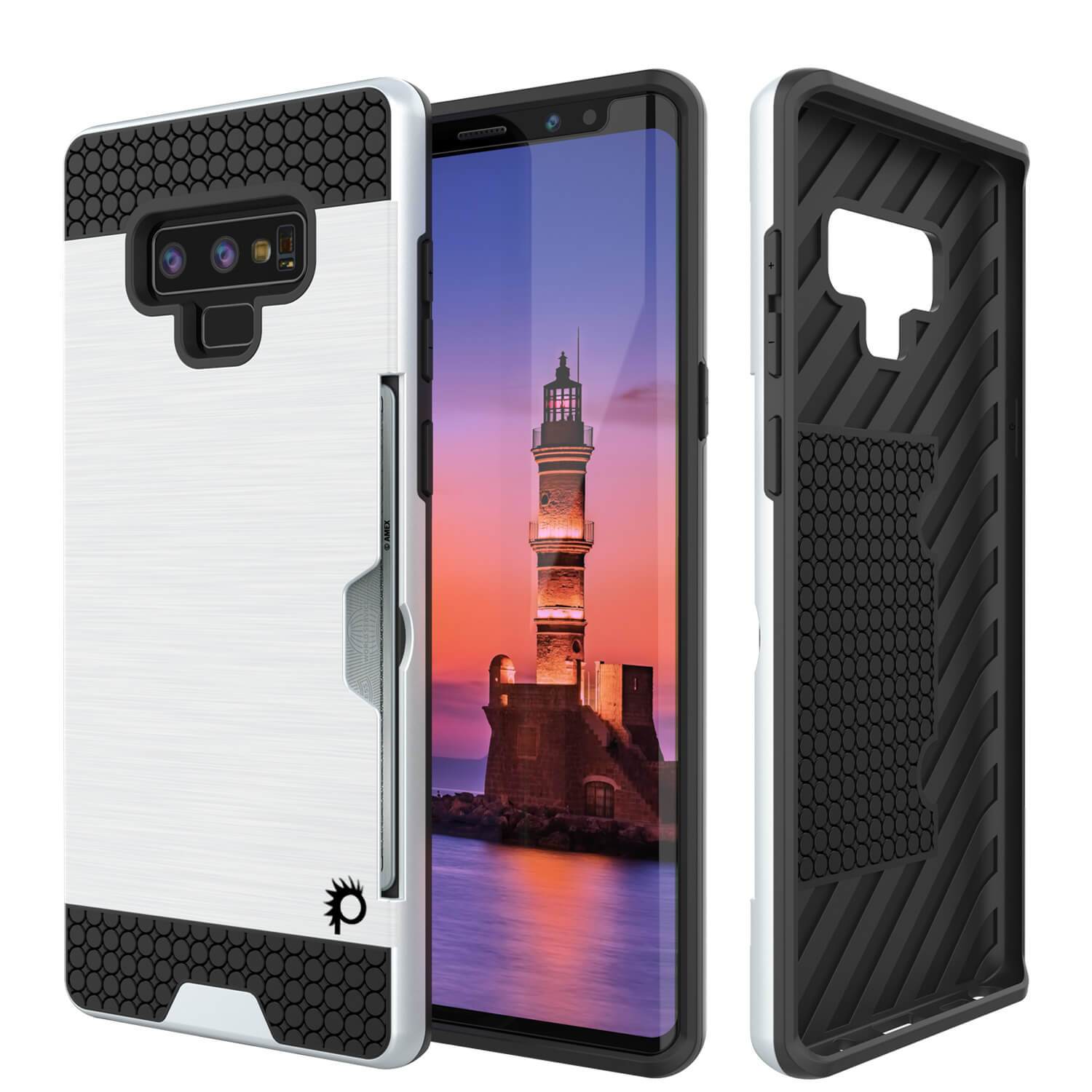 Galaxy Note 9 Case, PUNKcase [SLOT Series] Slim Fit  Samsung Note 9 [Black]