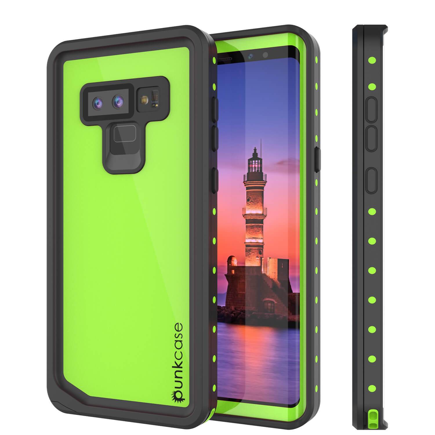 Galaxy Note 9 Waterproof Case PunkCase StudStar Light Blue Thin 6.6ft Underwater ShockProof