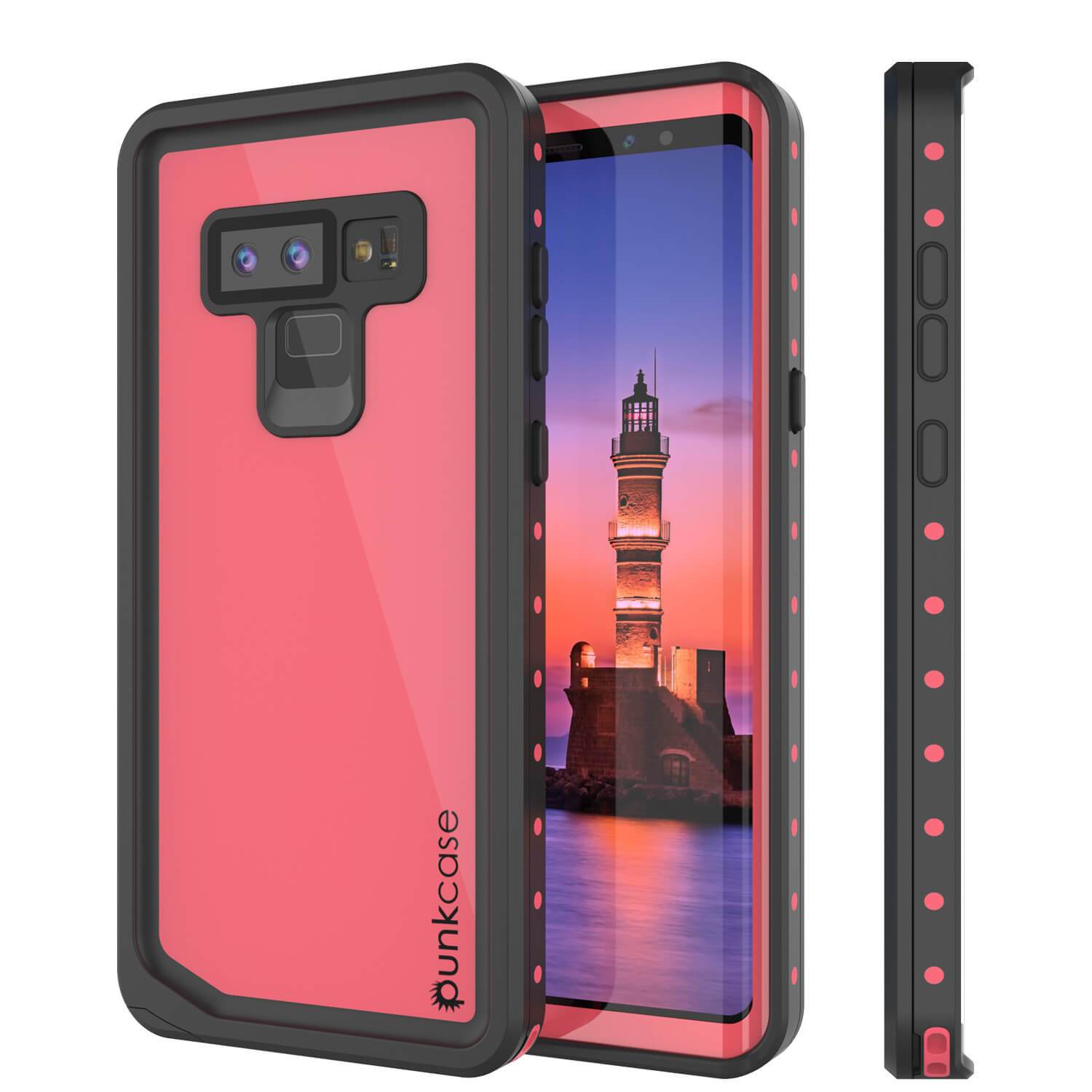 Galaxy Note 9 Waterproof Case, PunkСase StudStar White Thin 6.6ft Underwater Shock/Snow Proof