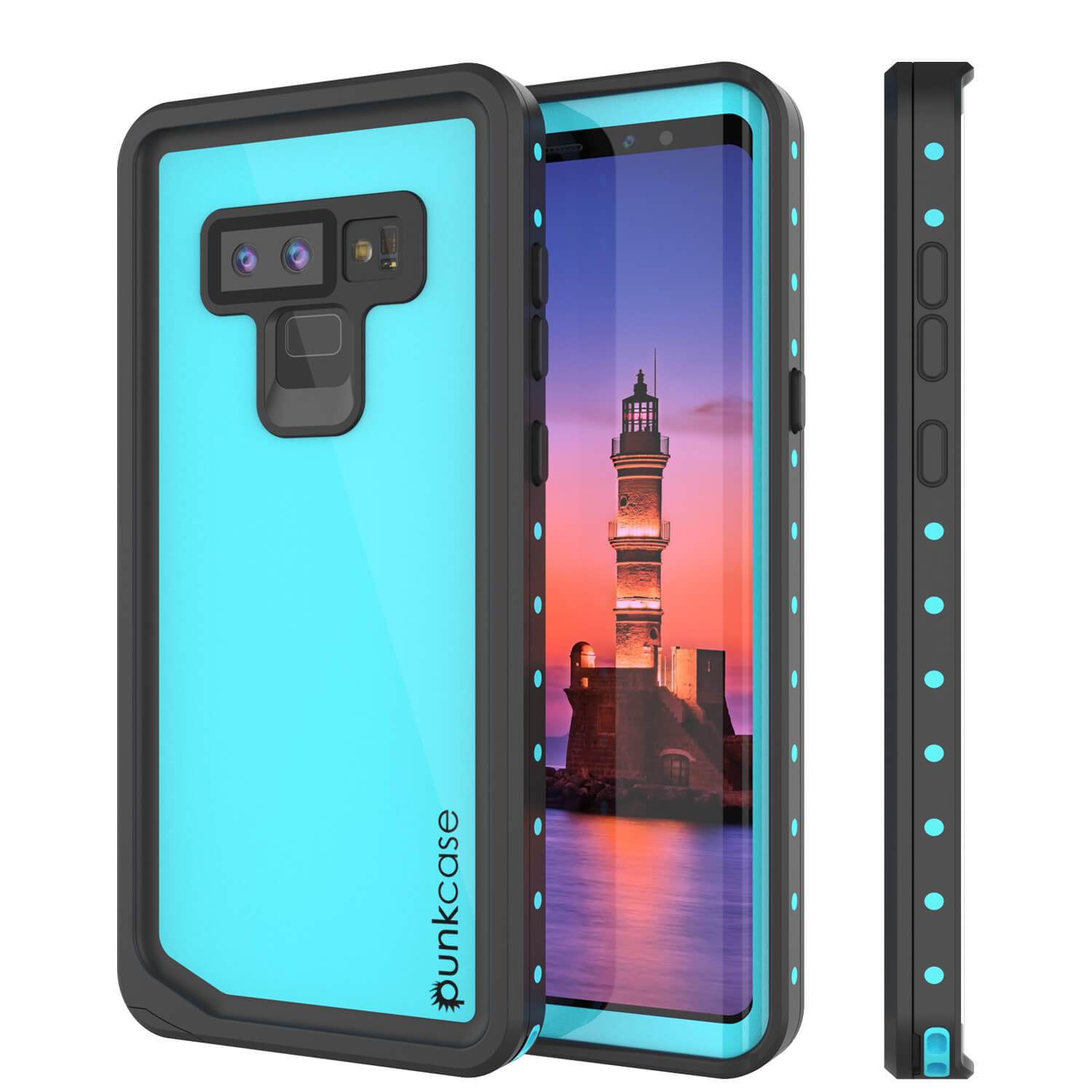 Galaxy Note 9 Waterproof Case PunkCase StudStar Purple Thin 6.6ft Underwater Shock/Snow Proof