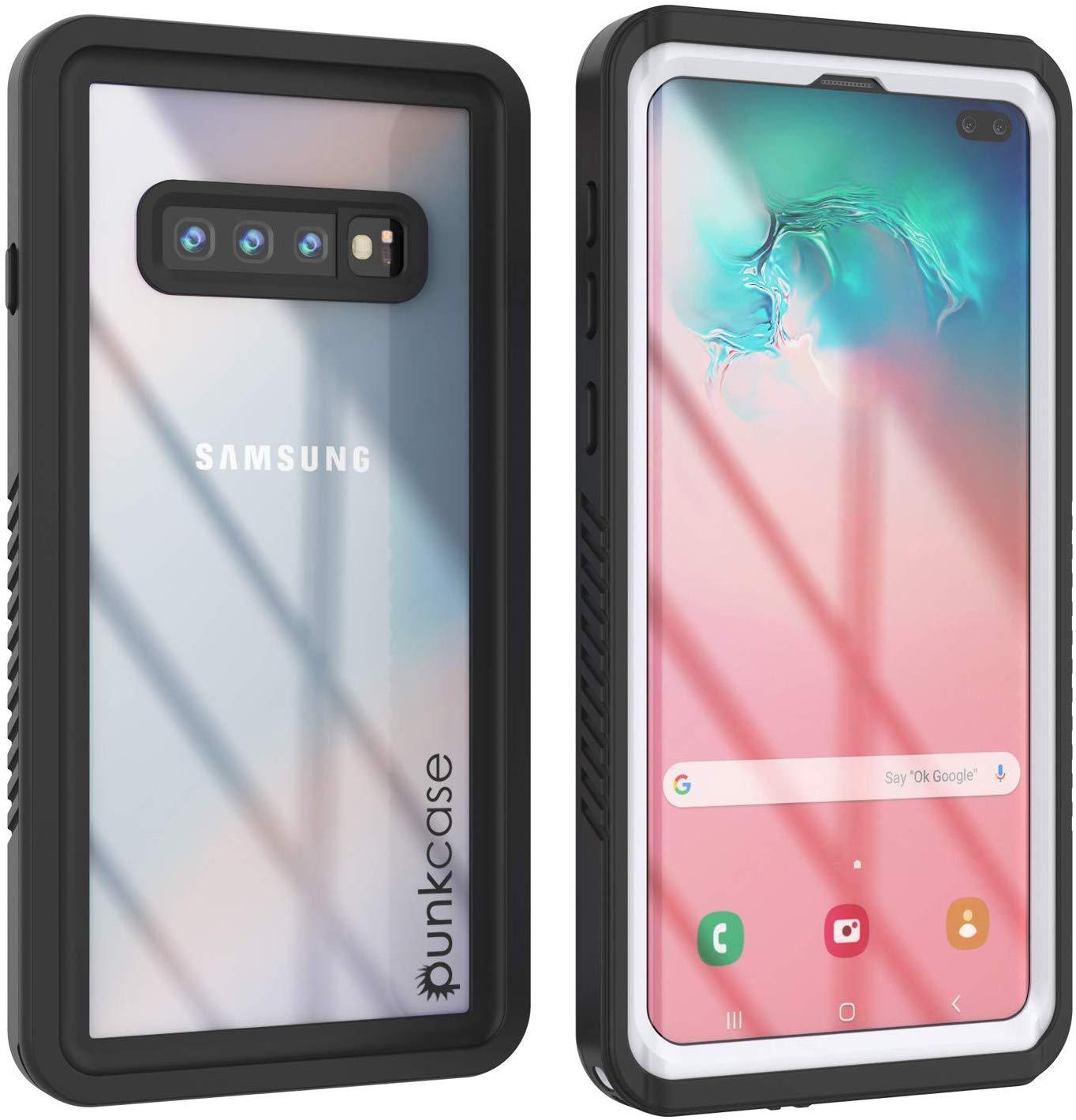 Galaxy S10e Water/Shock/Snowproof Slim Screen Protector Case [Red]