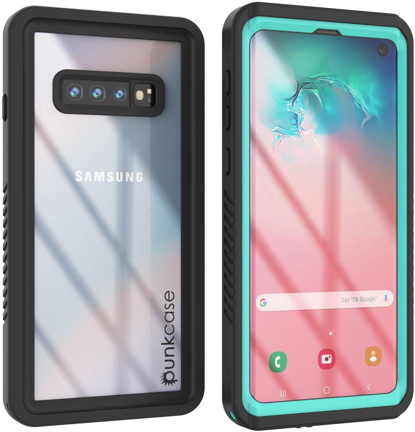 Galaxy S10+ Plus Water/Shockproof Slim Screen Protector Case [Purple]
