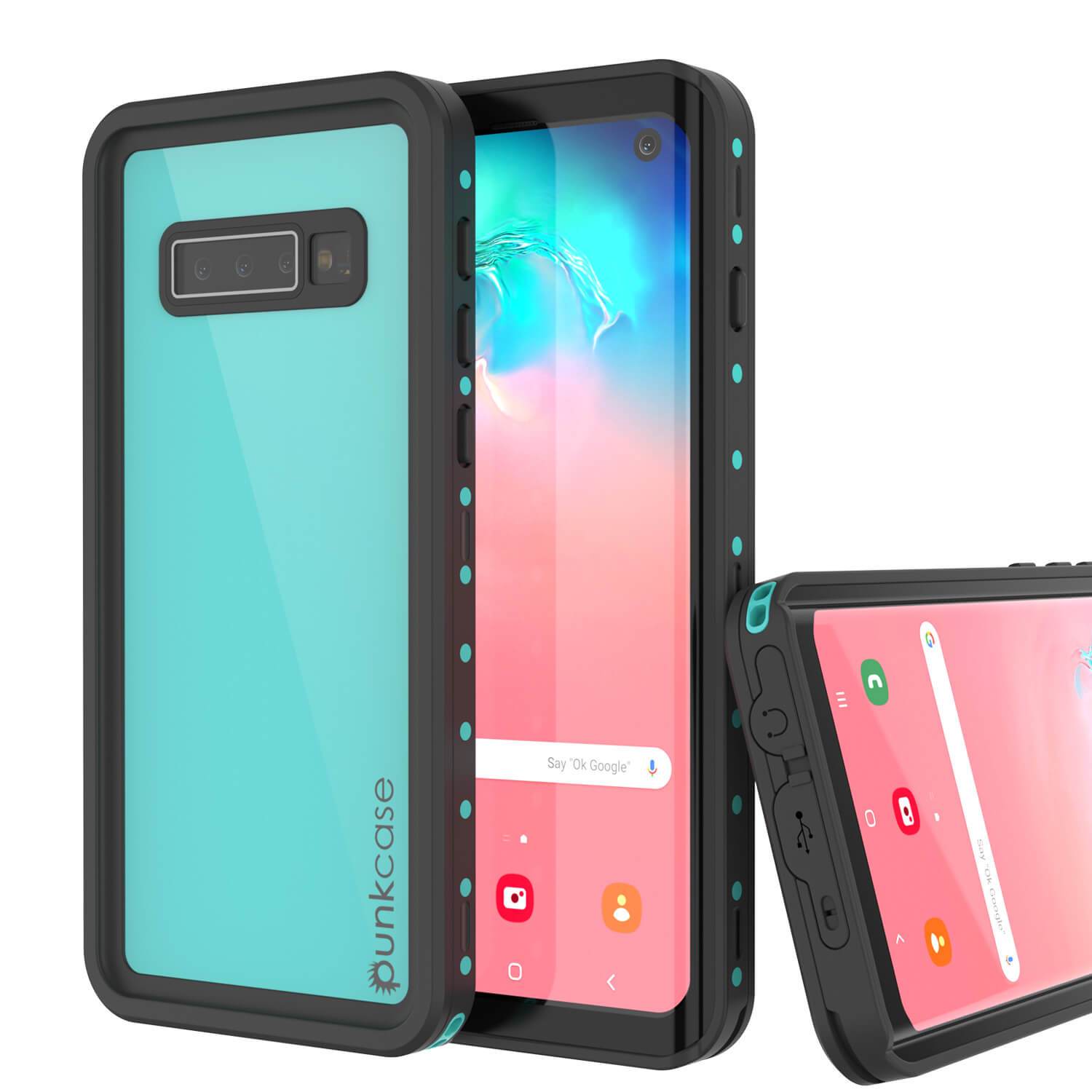 Galaxy S10 Waterproof Case PunkCase StudStar Red Thin 6.6ft Underwater IP68 Shock/Snow Proof