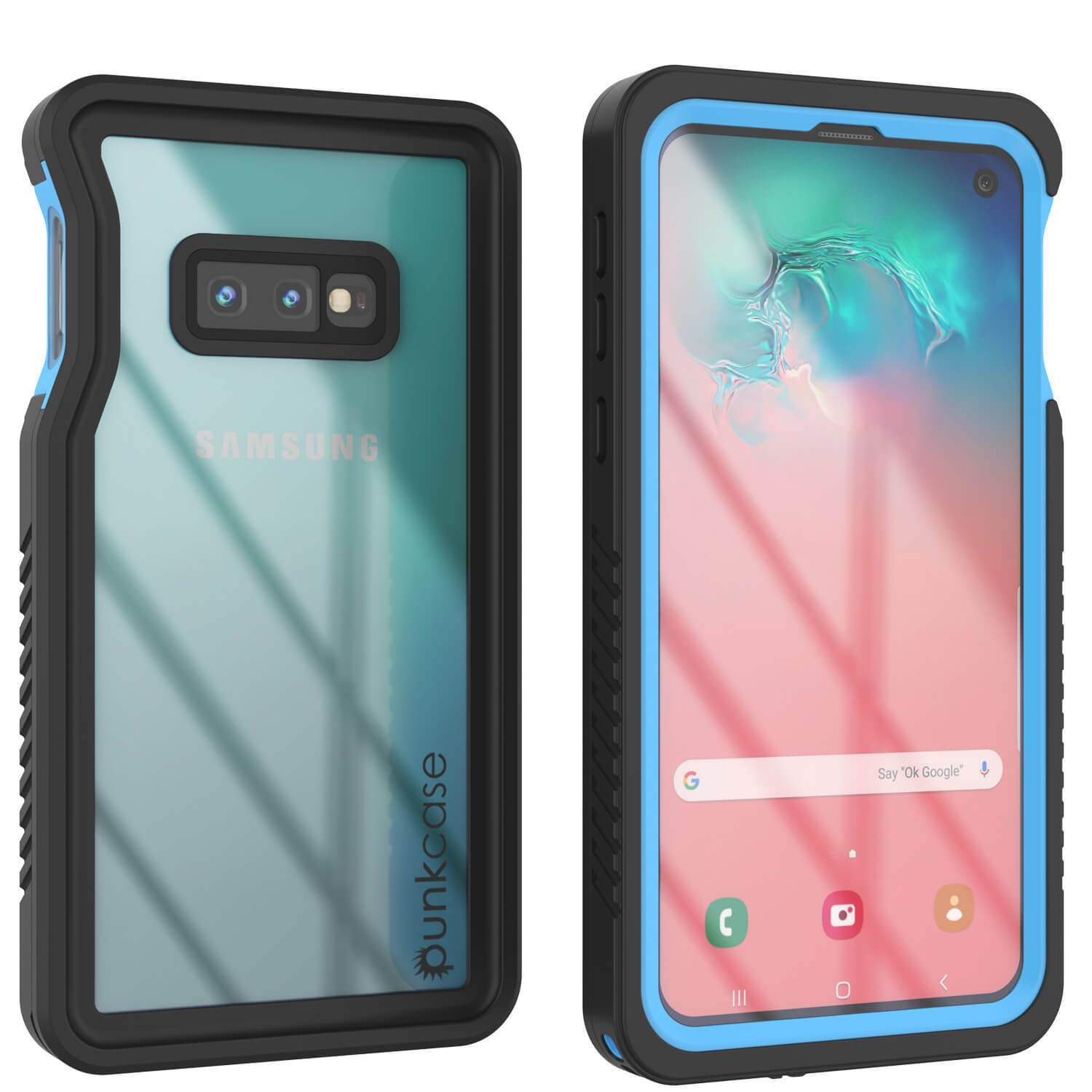 Galaxy S10 Water/Shockproof Slim Screen Protector Case [Purple]