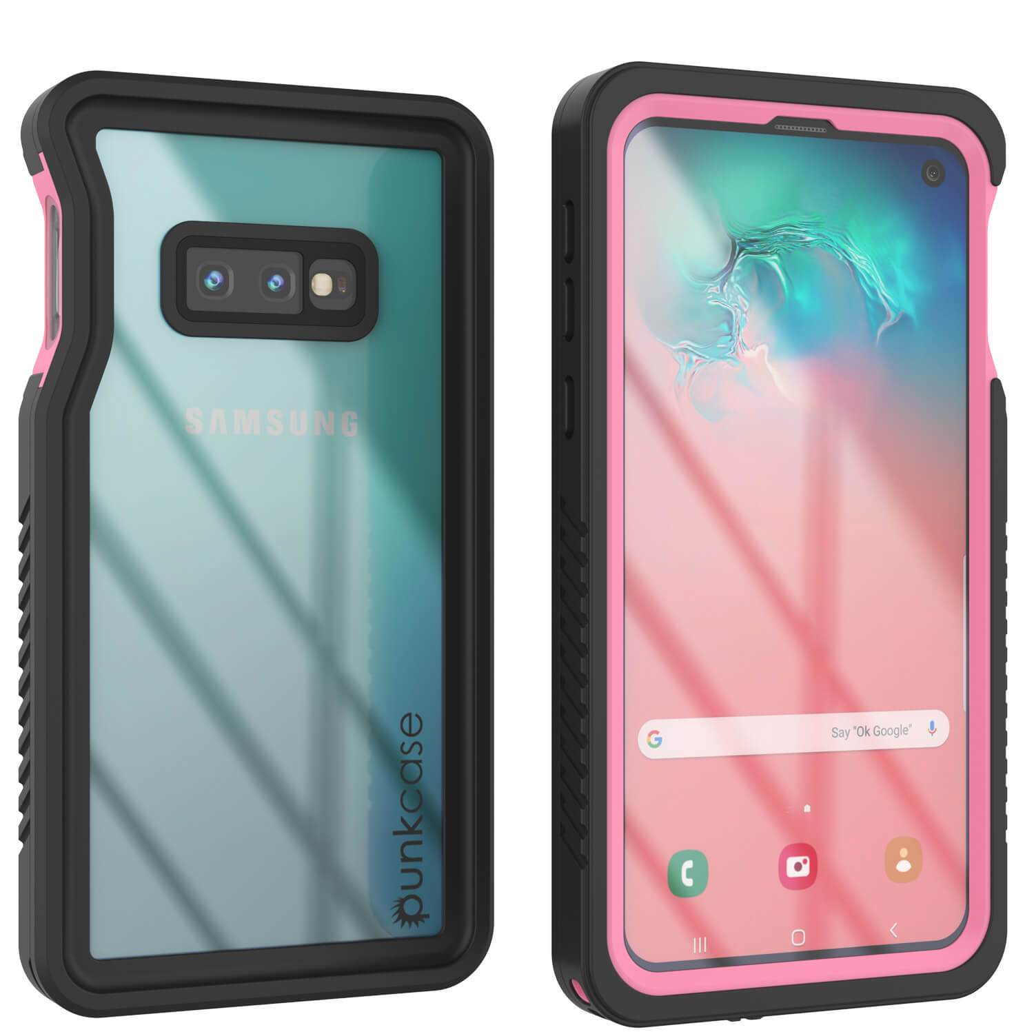 Galaxy S10 Water/Shockproof Slim Screen Protector Case [Purple]