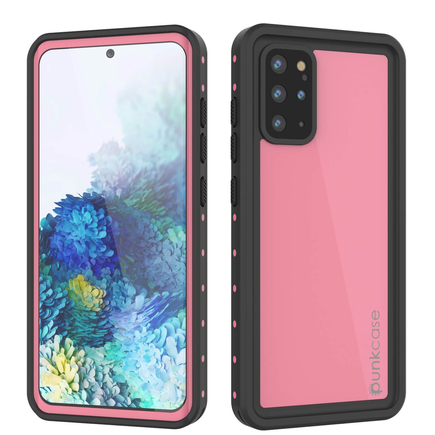 Galaxy S20+ Plus Waterproof Case PunkCase StudStar Red Thin 6.6ft Underwater IP68 Shock/Snow Proof