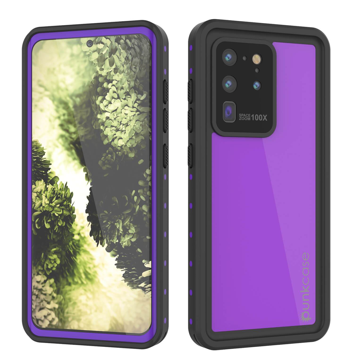 Galaxy S20 Ultra Waterproof Case, Punkcase StudStar White Thin 6.6ft Underwater IP68 Shock/Snow Proof