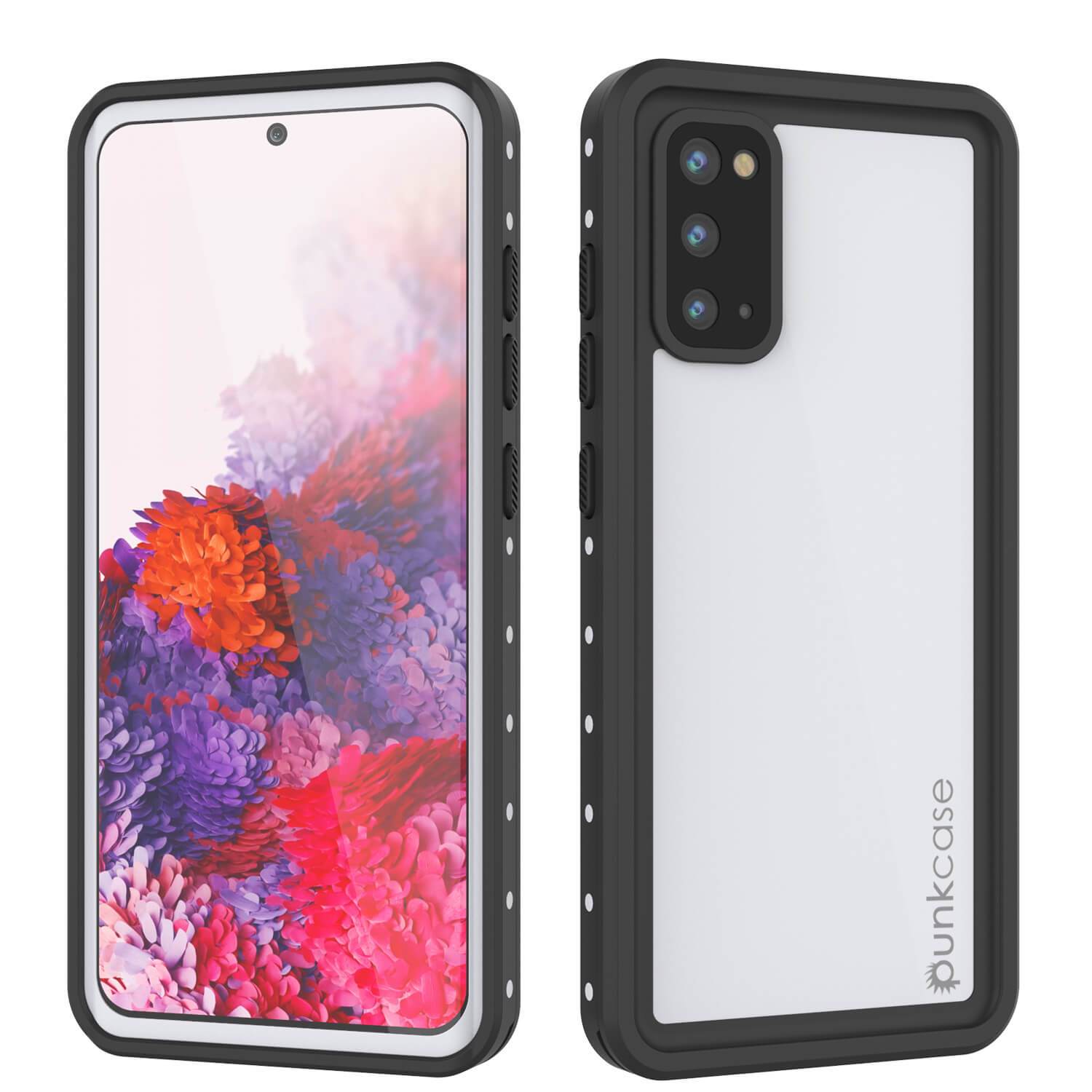 Galaxy S20 Waterproof Case PunkCase StudStar Clear Thin 6.6ft Underwater IP68 Shock/Snow Proof