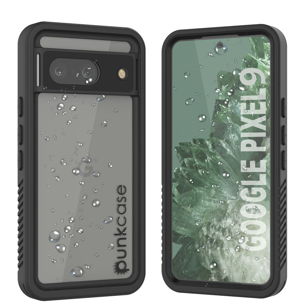 Google Pixel 9  Waterproof Case, Punkcase [Extreme Series] Armor Cover W/ Built In Screen Protector [Black]