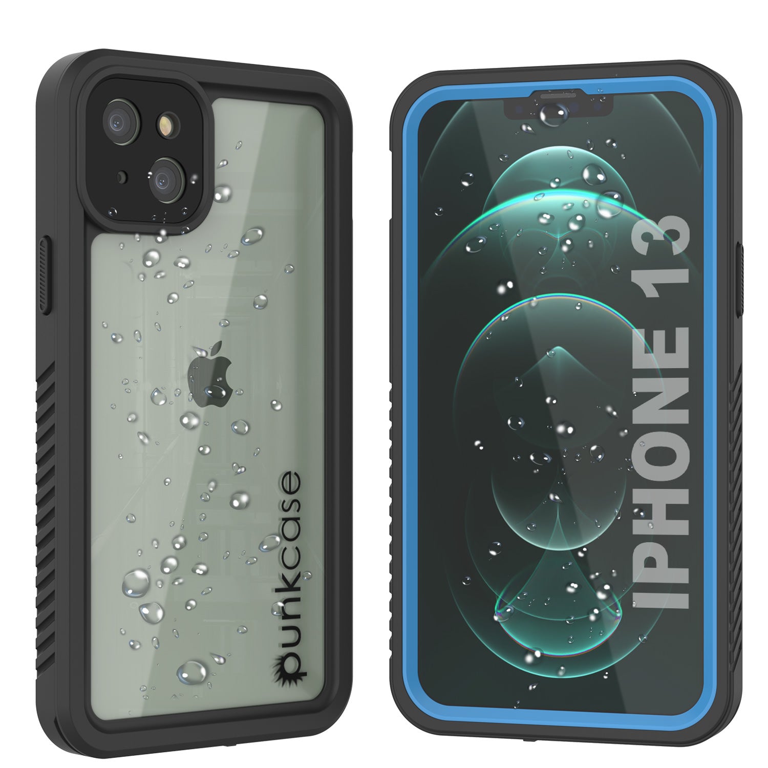 iPhone 13  Waterproof Case, Punkcase [Extreme Series] Armor Cover W/ Built In Screen Protector [White]