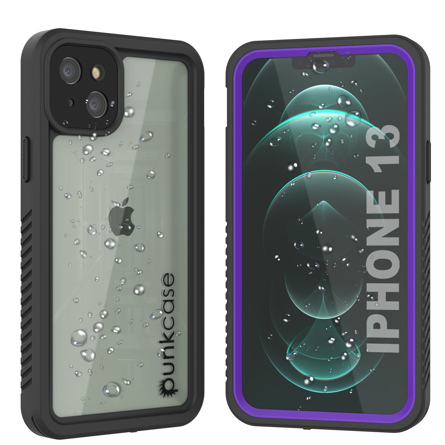 iPhone 13  Waterproof Case, Punkcase [Extreme Series] Armor Cover W/ Built In Screen Protector [Teal]