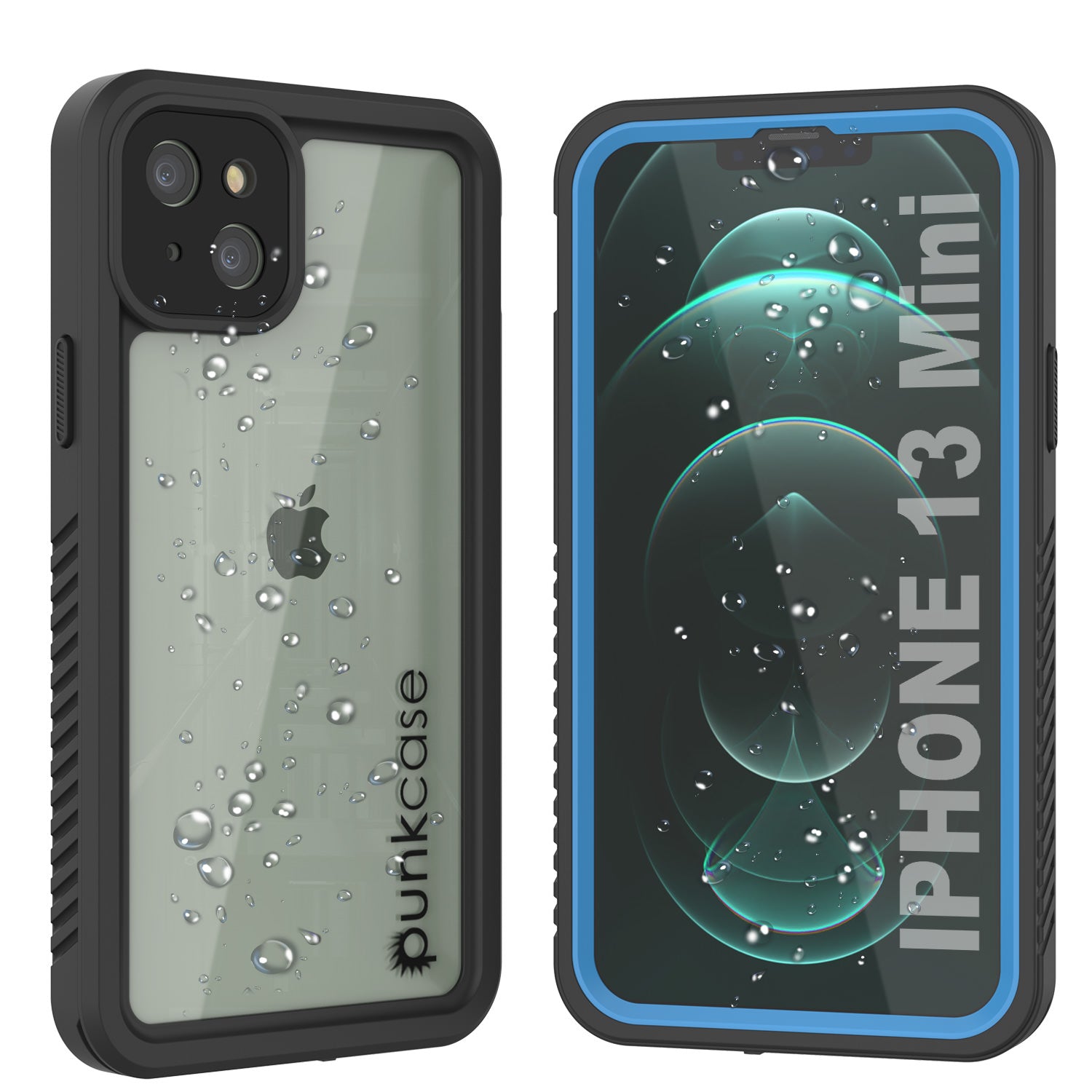iPhone 13 Mini  Waterproof Case, Punkcase [Extreme Series] Armor Cover W/ Built In Screen Protector [Light Green]