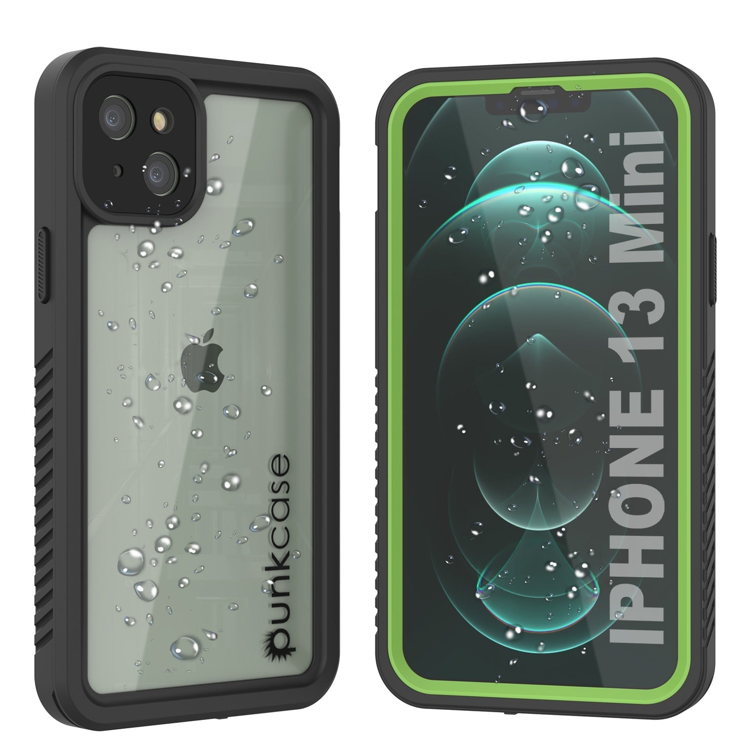 iPhone 13 Mini  Waterproof Case, Punkcase [Extreme Series] Armor Cover W/ Built In Screen Protector [Purple]