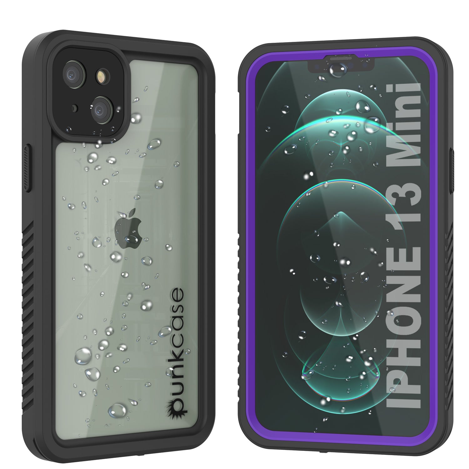 iPhone 13 Mini  Waterproof Case, Punkcase [Extreme Series] Armor Cover W/ Built In Screen Protector [Light Green]