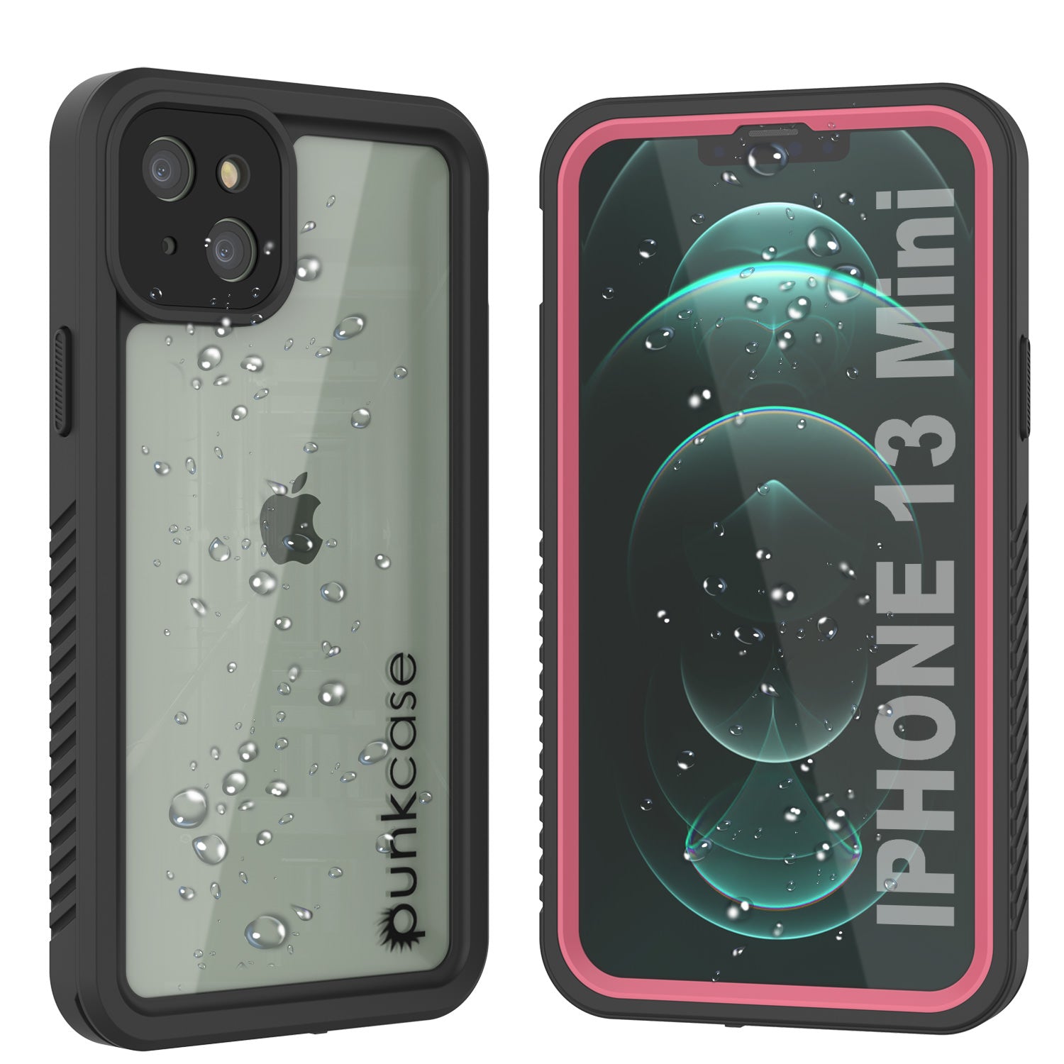 iPhone 13 Mini  Waterproof Case, Punkcase [Extreme Series] Armor Cover W/ Built In Screen Protector [White]