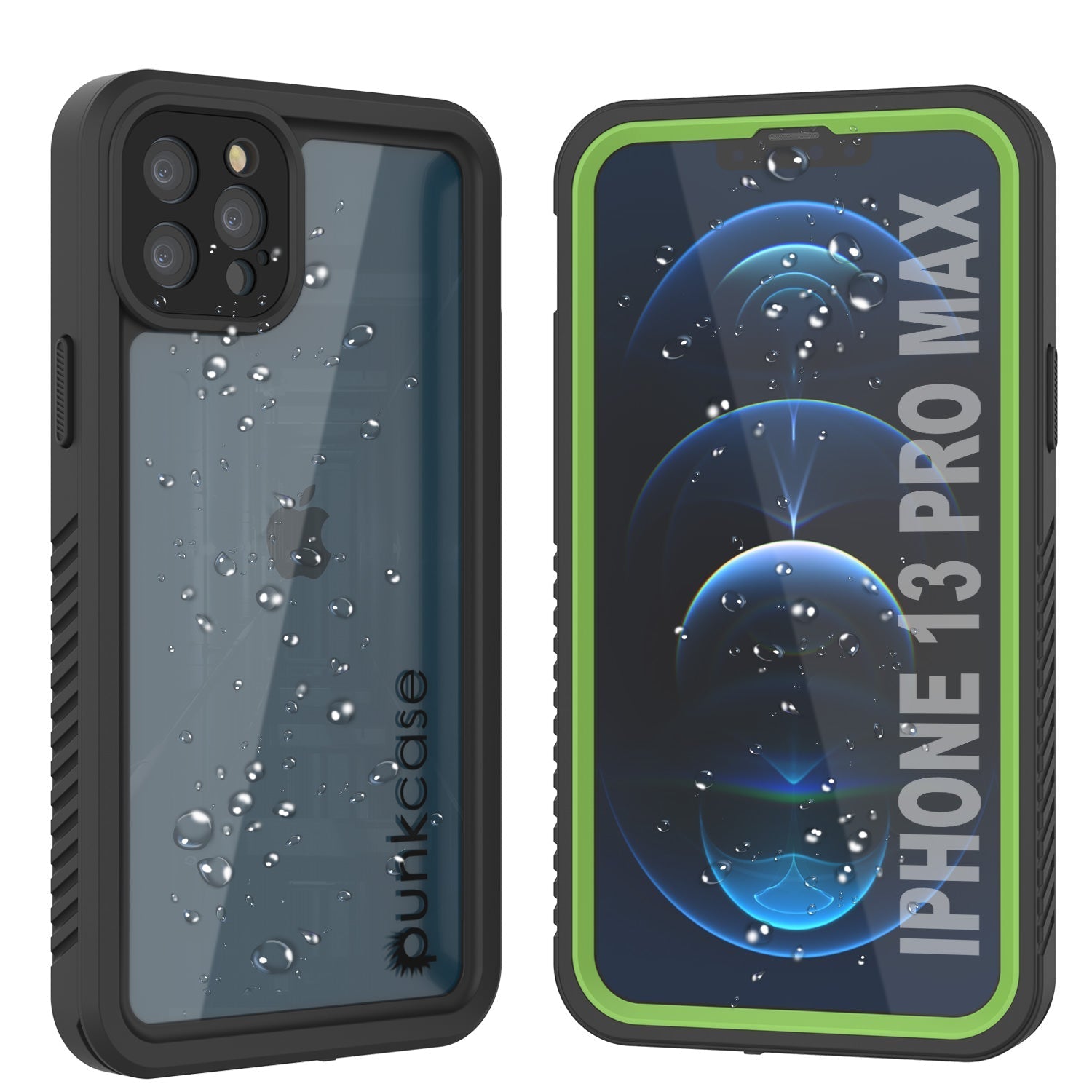 iPhone 13 Pro Max  Waterproof Case, Punkcase [Extreme Series] Armor Cover W/ Built In Screen Protector [Purple]