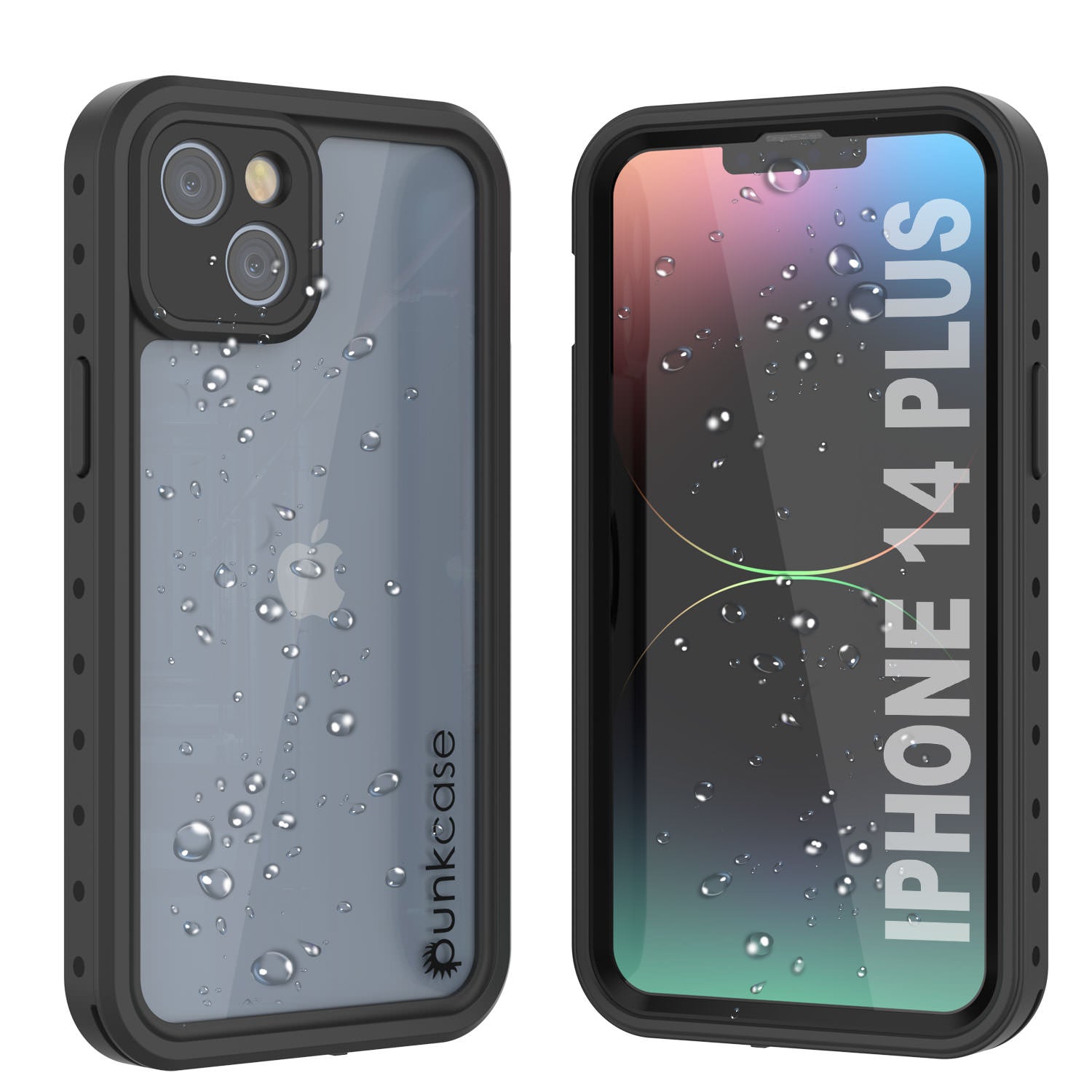 iPhone 14 Plus Waterproof IP68 Case, Punkcase [Purple] [StudStar Series] [Slim Fit] [Dirtproof]