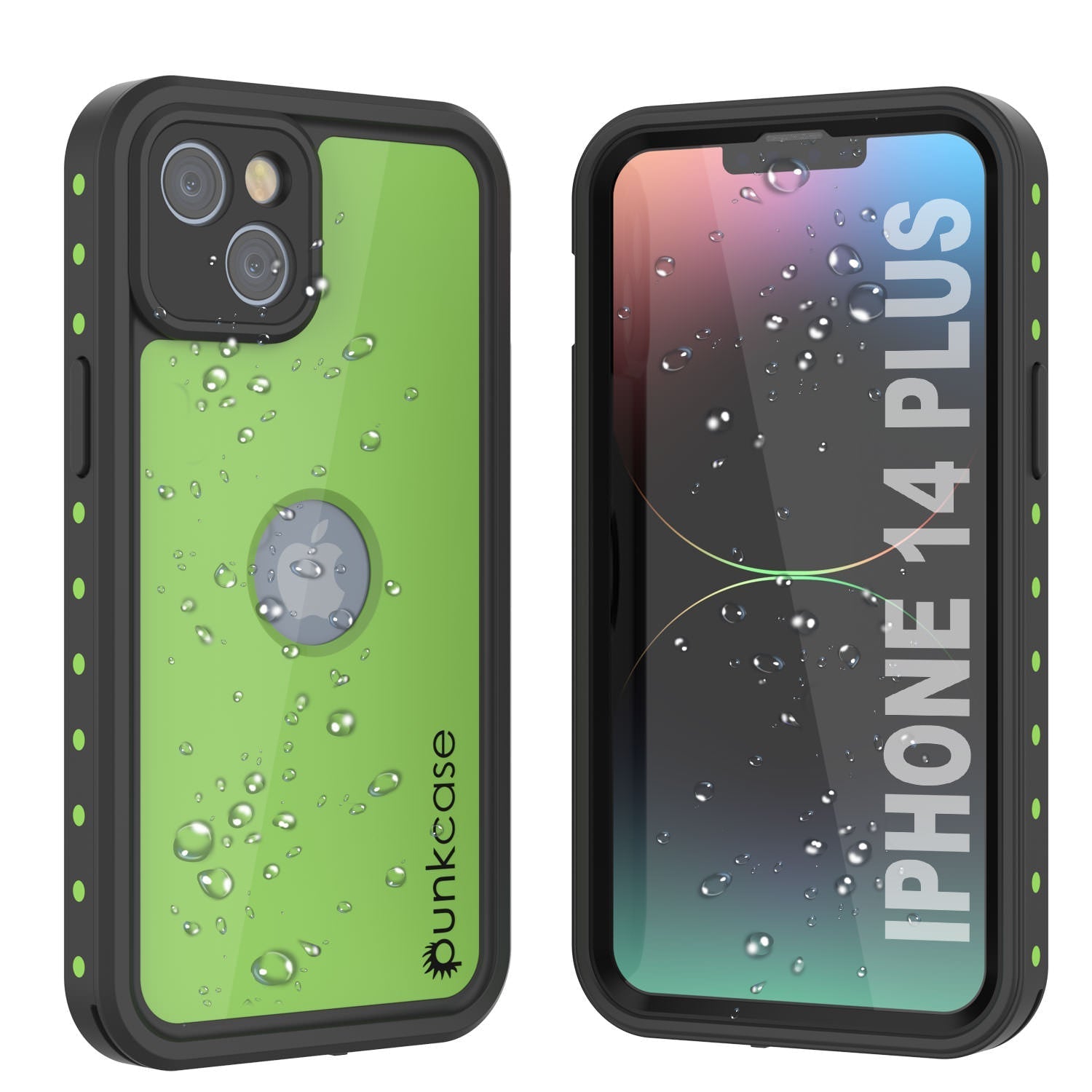 iPhone 14 Plus Waterproof IP68 Case, Punkcase [Pink] [StudStar Series] [Slim Fit] [Dirtproof]