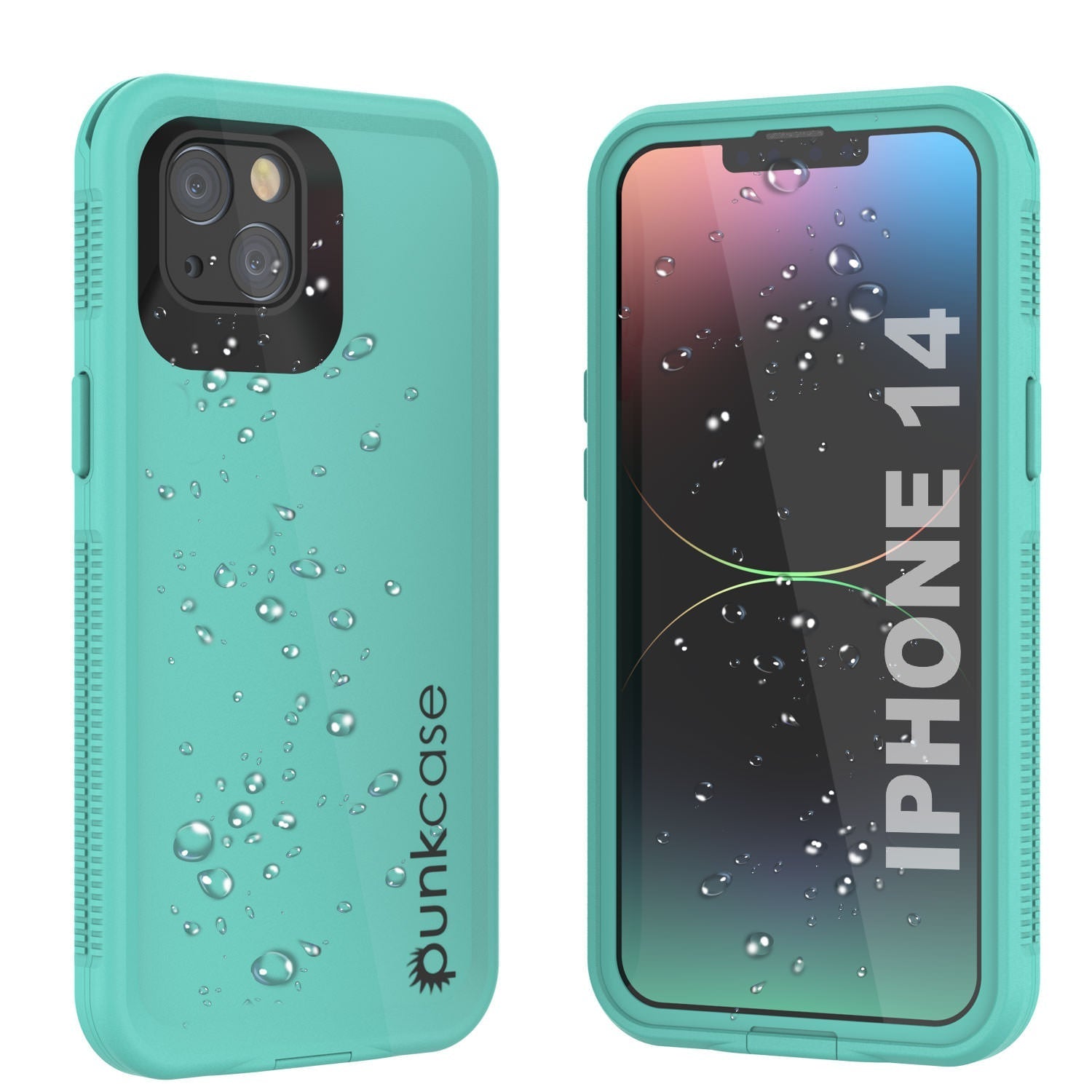 Punkcase iPhone 14 Waterproof Case [Aqua Series] Armor Cover [White]