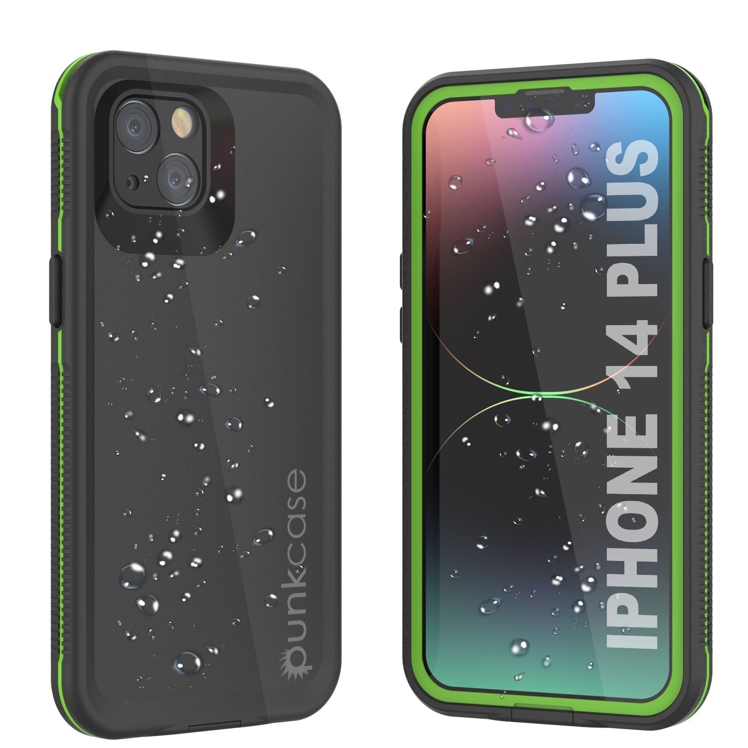 Punkcase iPhone 14 Plus Waterproof Case [Aqua Series] Armor Cover [Pink]