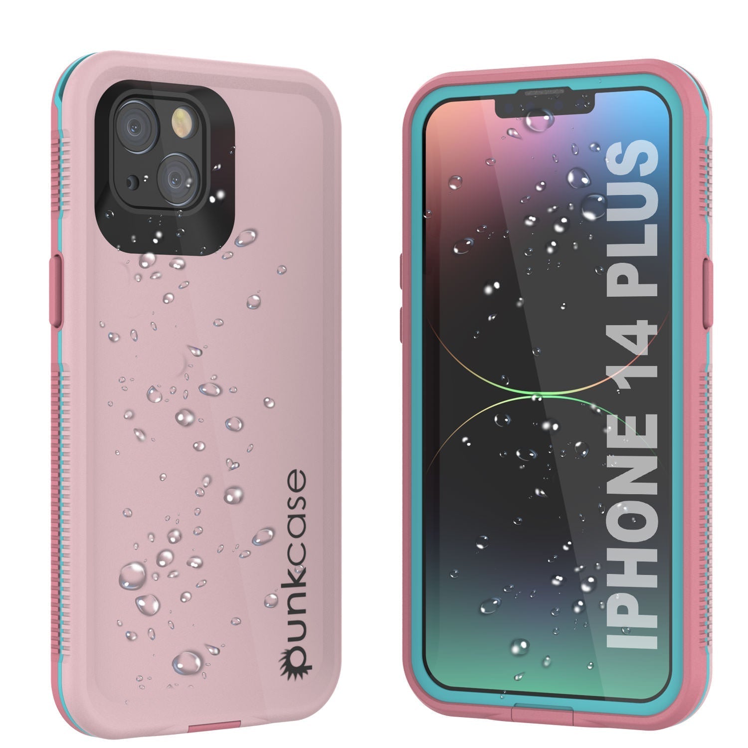Punkcase iPhone 14 Plus Waterproof Case [Aqua Series] Armor Cover [White]